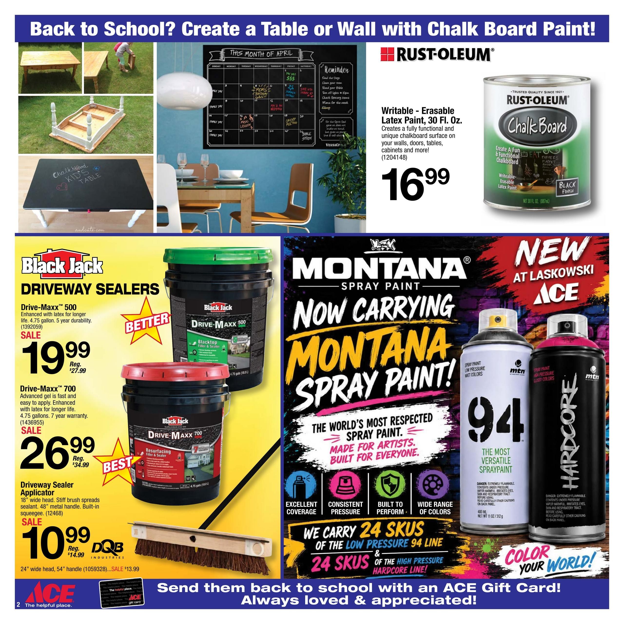 Ace Hardware (IL, WI) Finish What Summer Started Sale Weekly Ad August 18 - 31, 2026