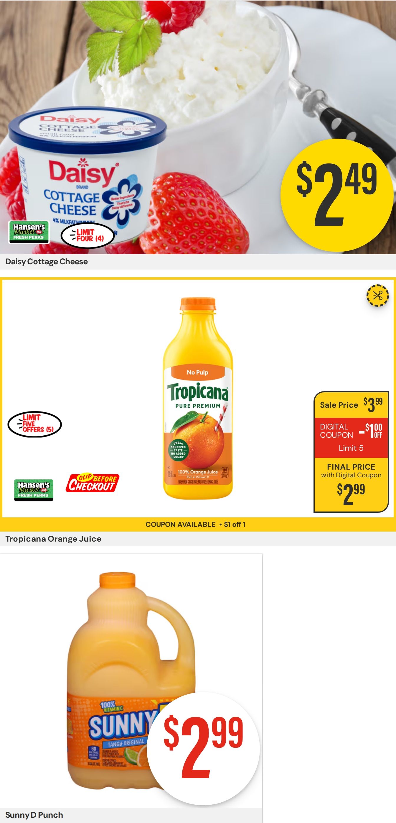 Hansen's IGA Wisconsin (Black River Falls, WI) Weekly Ad August 17 - 23, 2026