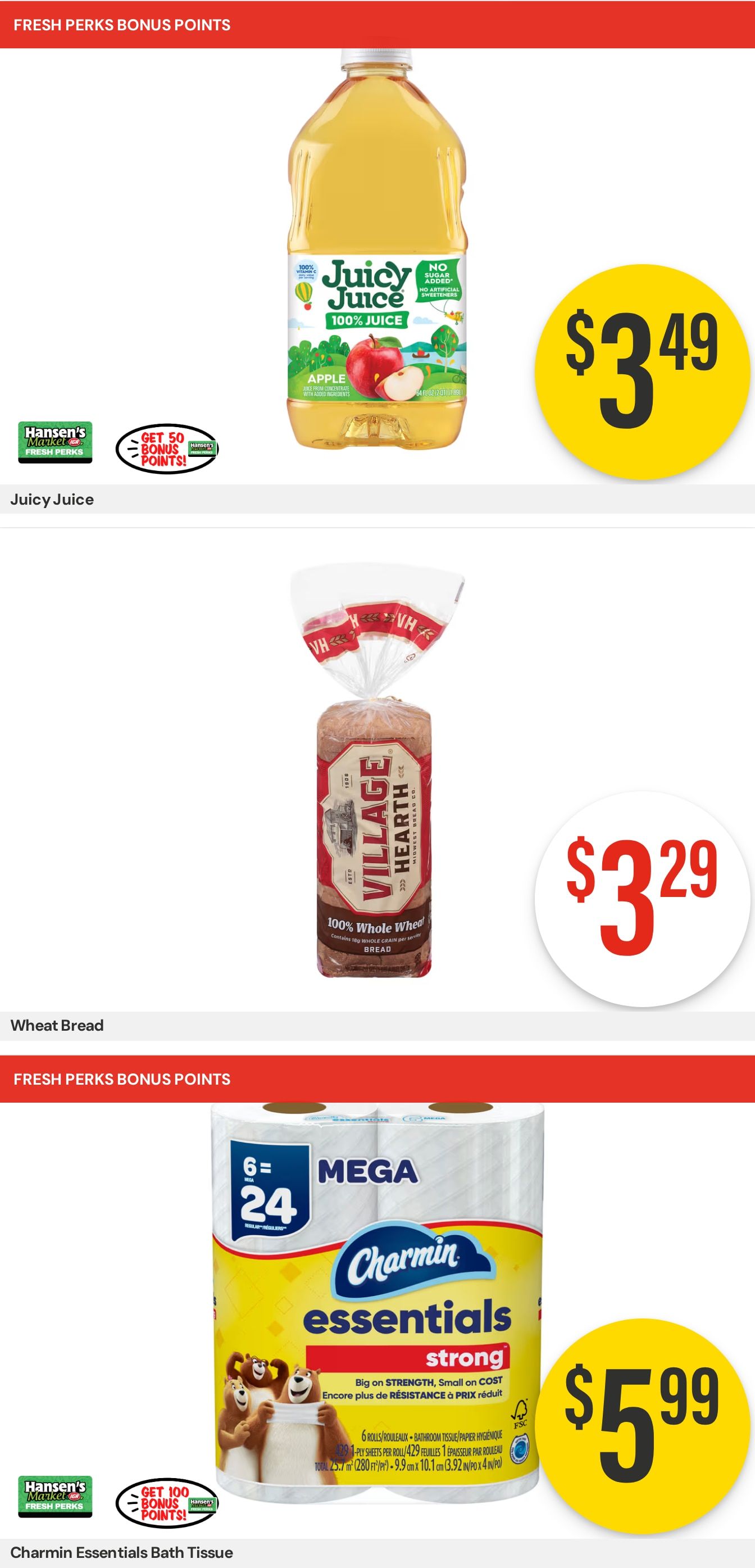 Hansen's IGA Wisconsin (Mondovi, WI) Weekly Ad August 17 - 23, 2026