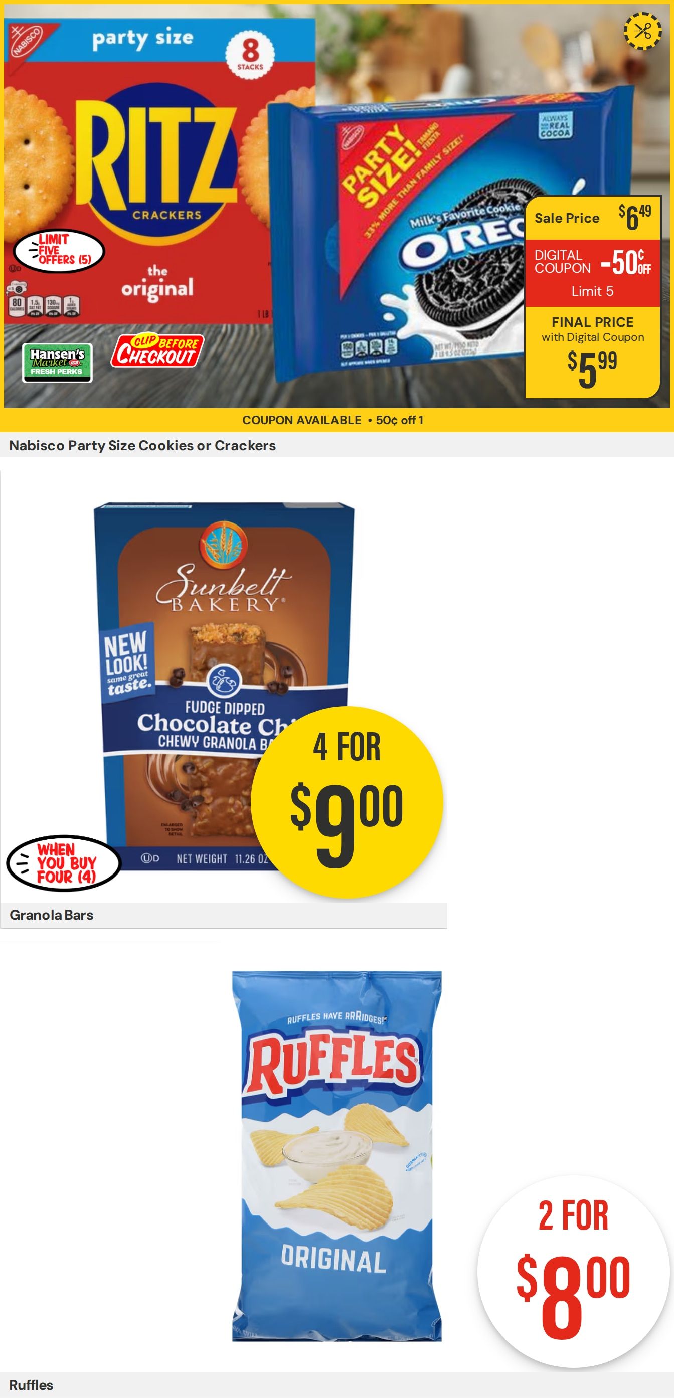 Hansen's IGA Wisconsin (Neillsville, WI) Weekly Ad August 17 - 23, 2026