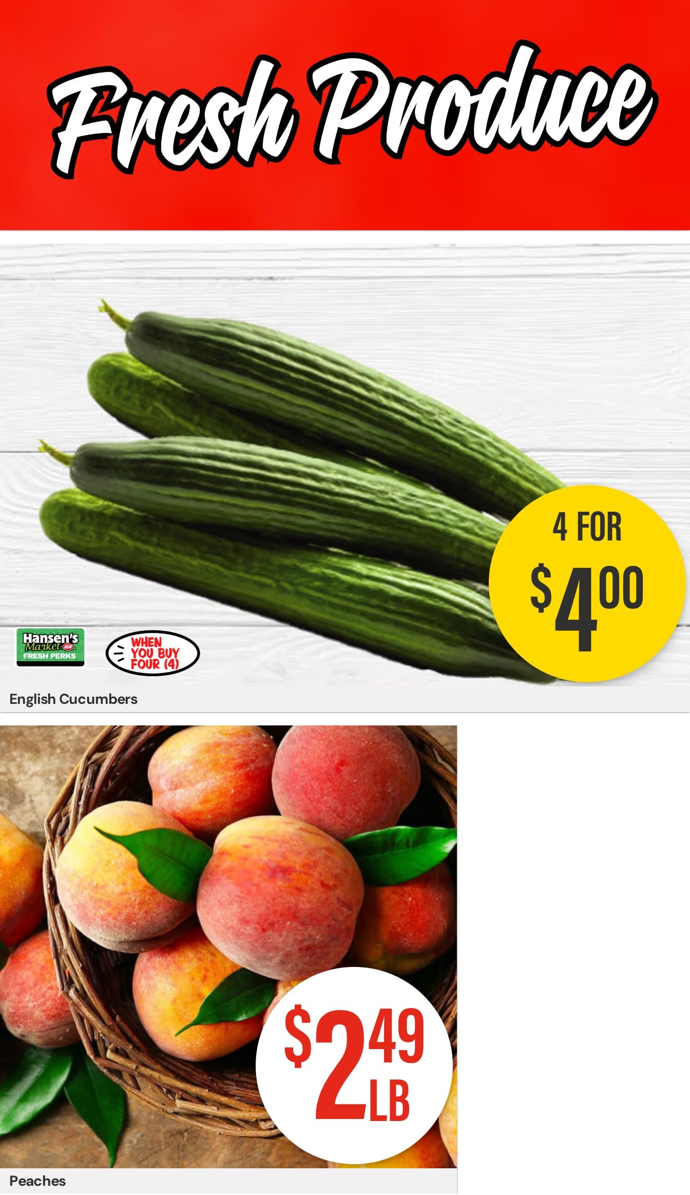 Hansen's IGA Wisconsin (Westby, WI) Weekly Ad August 17 - 23, 2026
