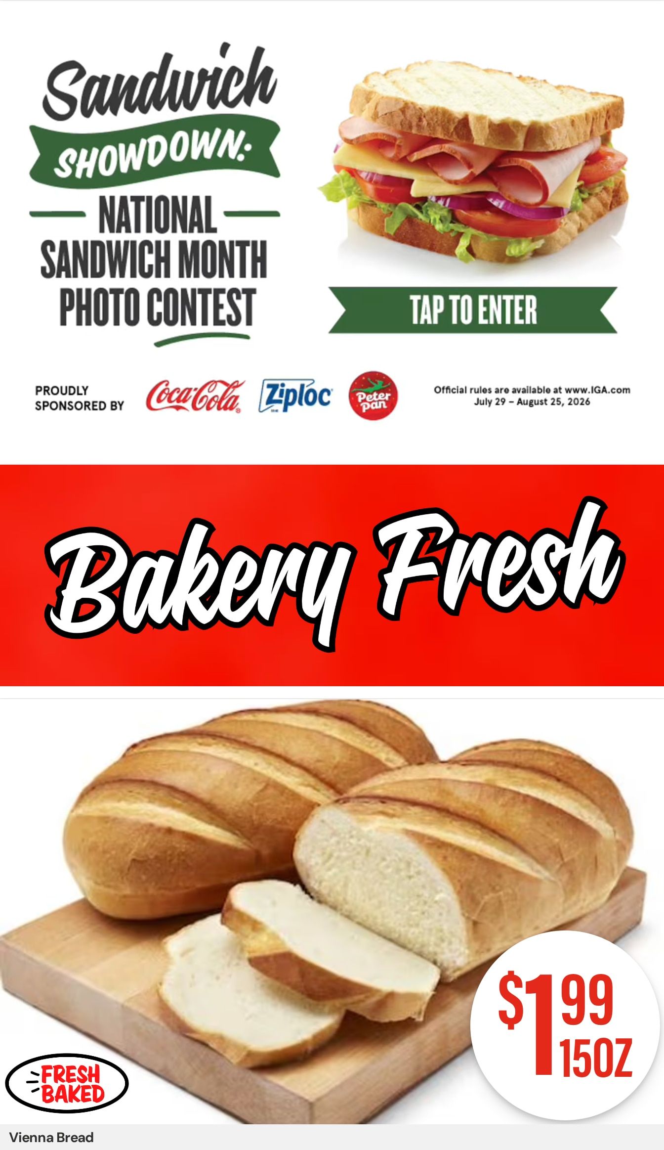 Hansen's IGA Wisconsin (Wisconsin) Weekly Ad August 17 - 23, 2026