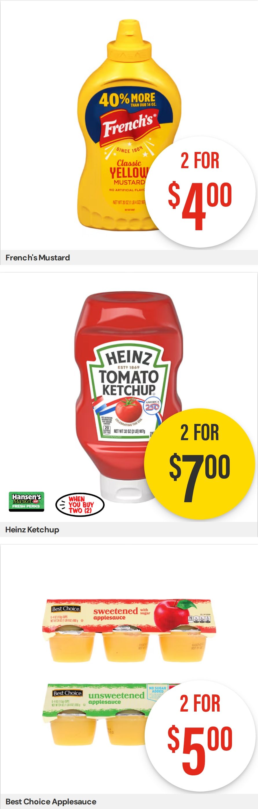 Hansen's IGA Wisconsin (Wisconsin) Weekly Ad August 17 - 23, 2026