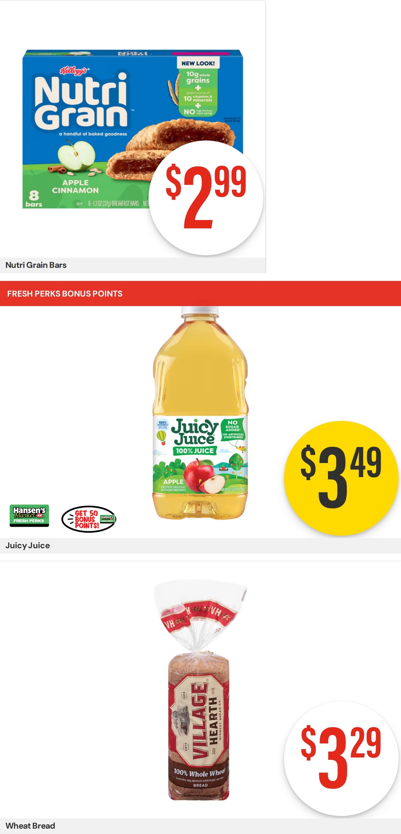 Hansen's IGA Wisconsin (Wisconsin) Weekly Ad August 17 - 23, 2026