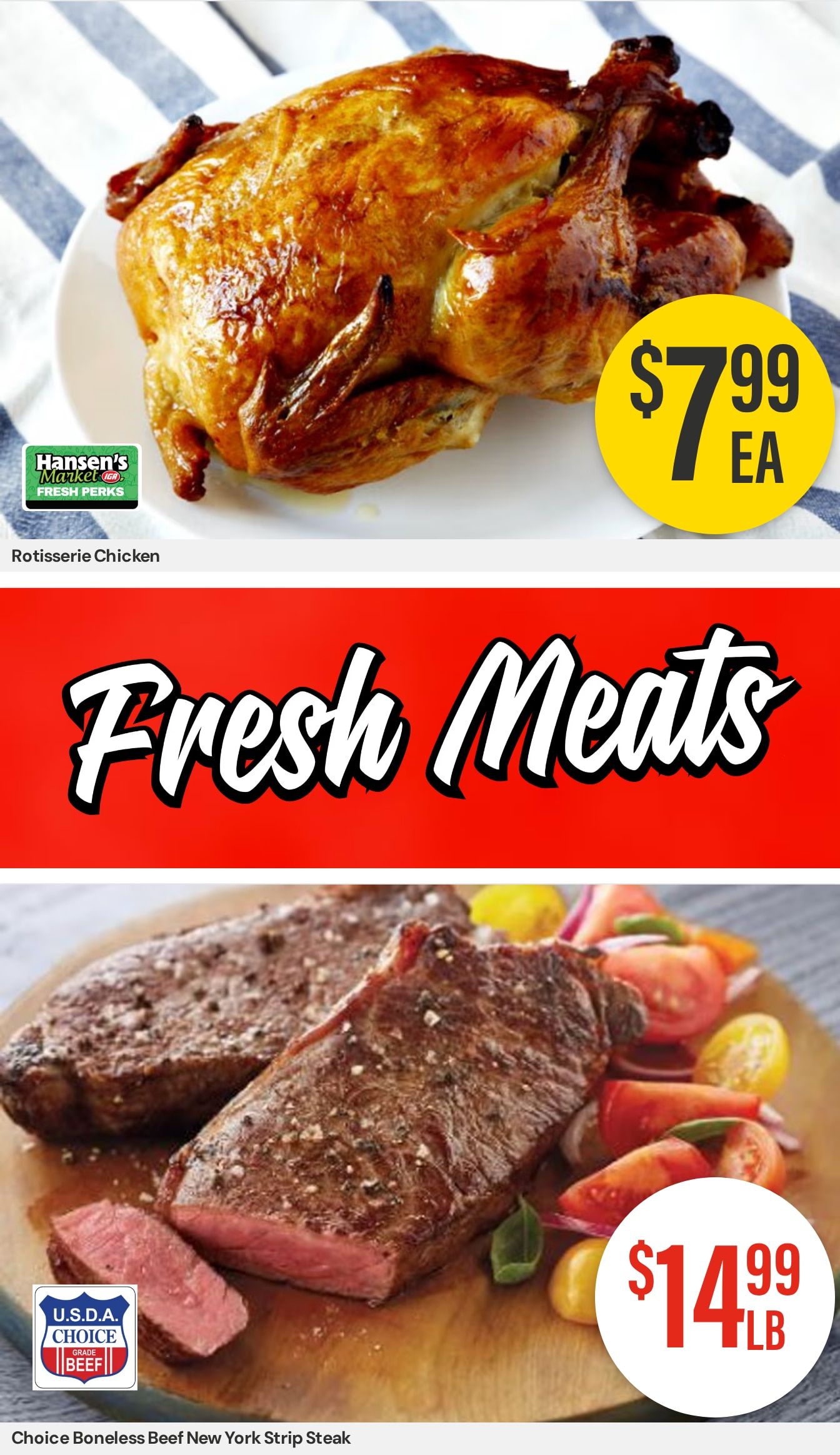 Hansen's IGA Wisconsin (Wisconsin) Weekly Ad August 17 - 23, 2026