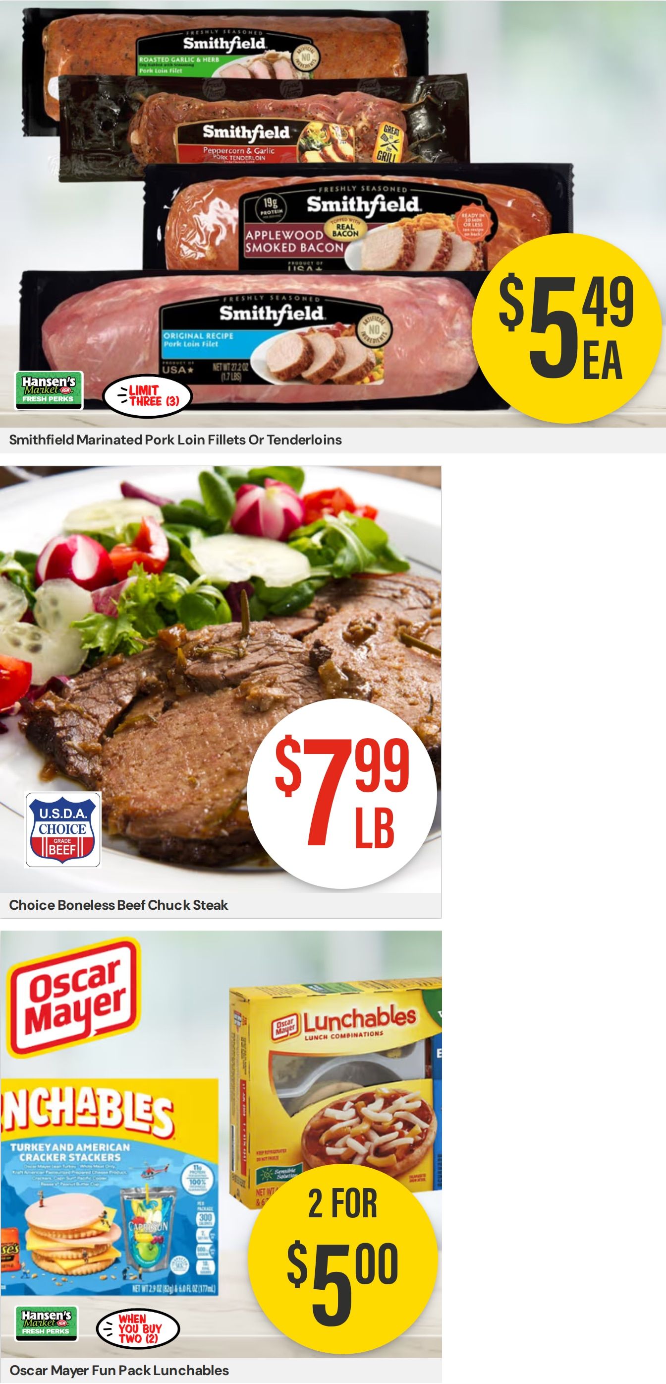 Hansen's IGA Wisconsin (Wisconsin) Weekly Ad August 17 - 23, 2026