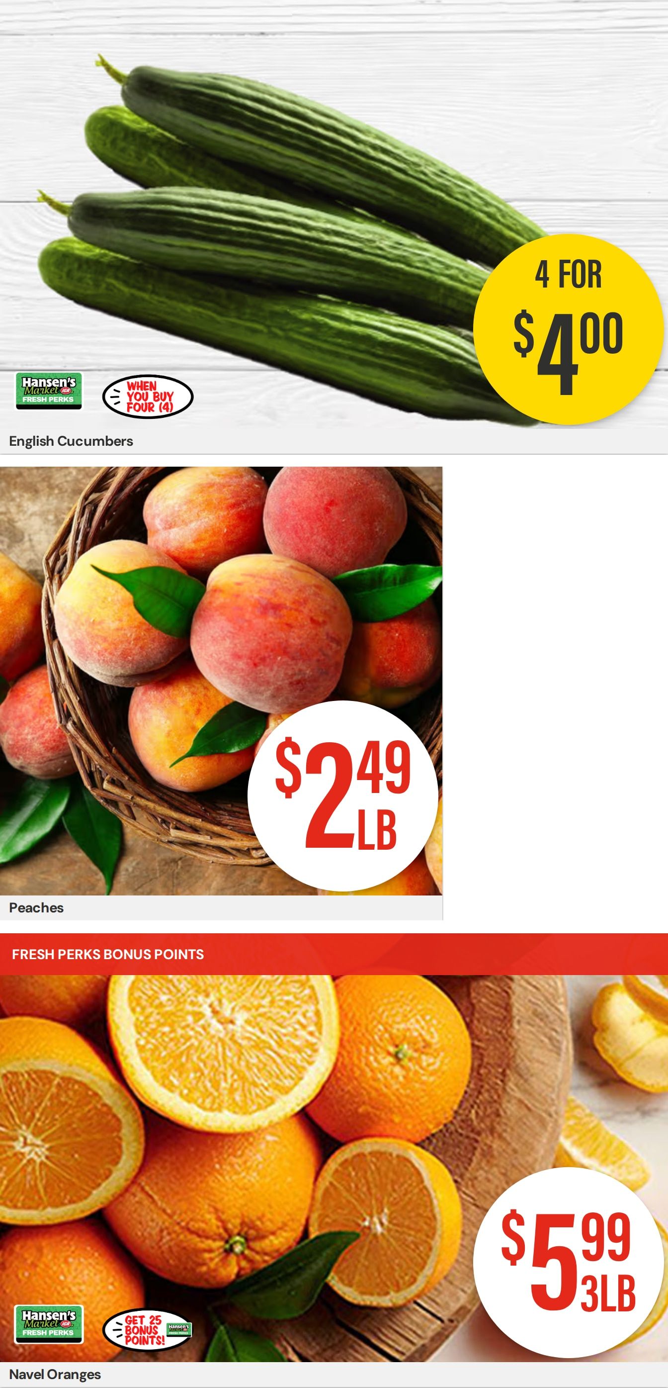 Hansen's IGA Wisconsin (Wisconsin) Weekly Ad August 17 - 23, 2026
