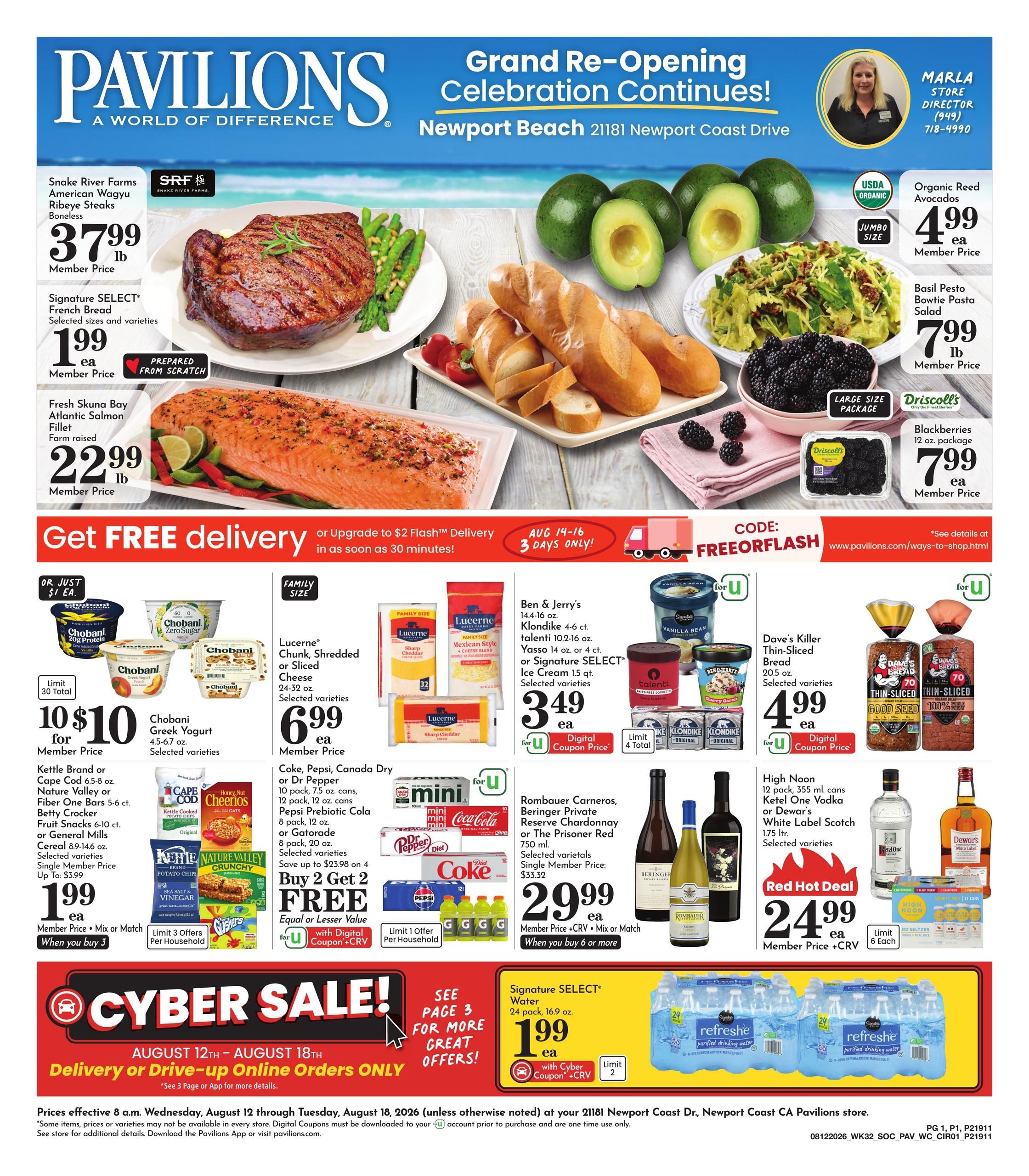 Pavilions Weekly Ad August 12 - 18, 2026