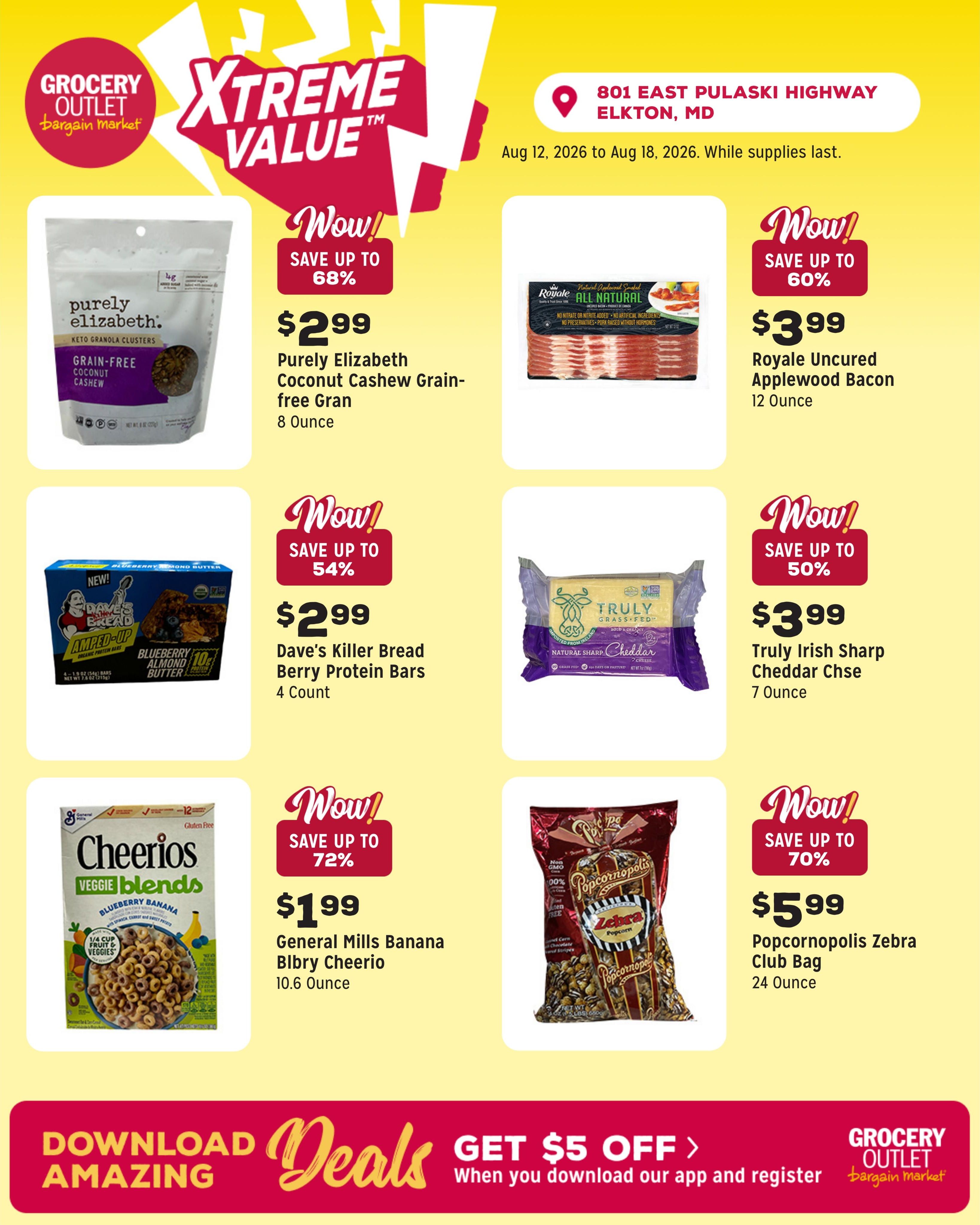 Grocery Outlet (Smyrna–Kenton Area, DE) Weekly Ad August 12 - 18, 2026