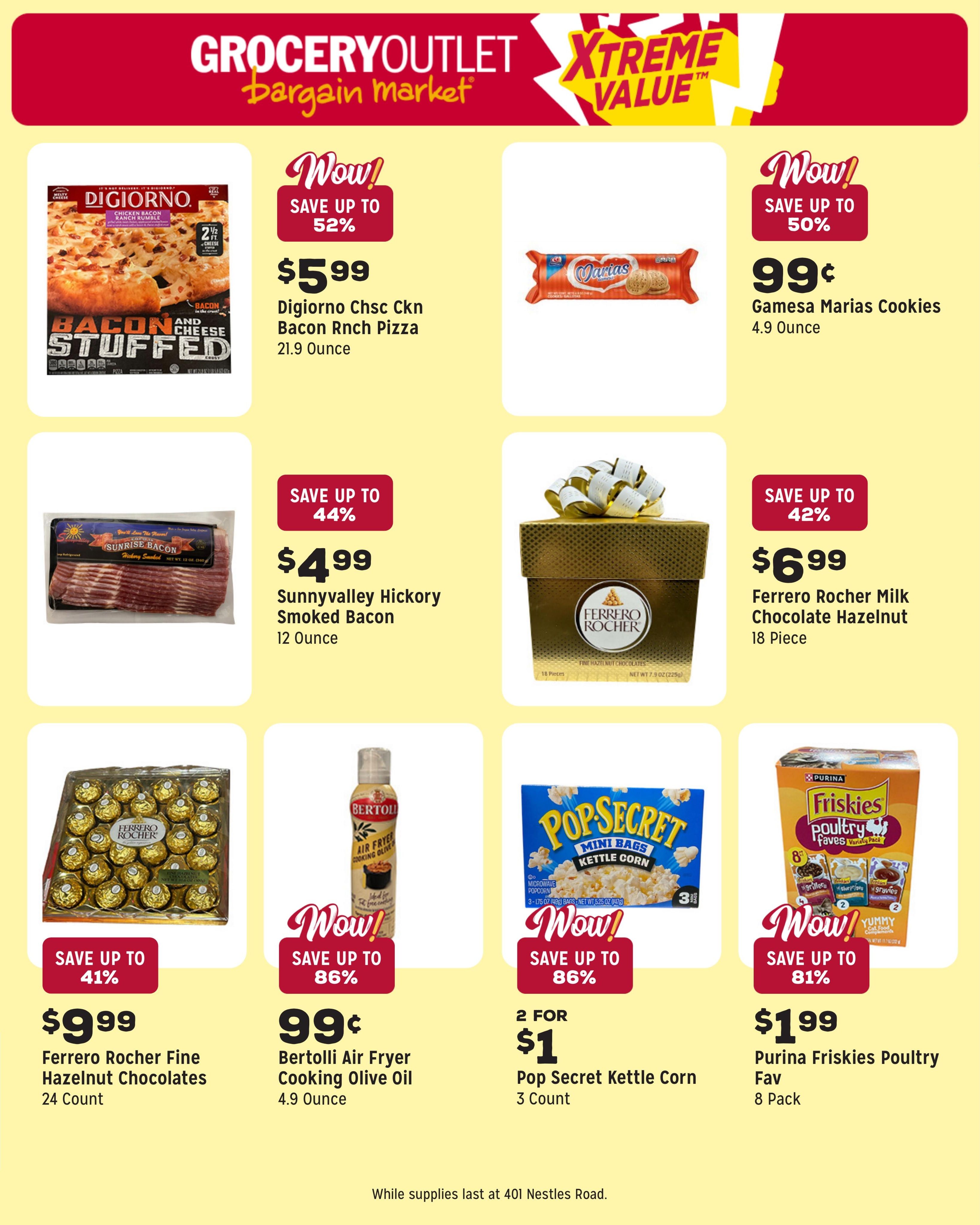 Grocery Outlet (Gonzales Area, CA) Weekly Ad August 12 - 18, 2026