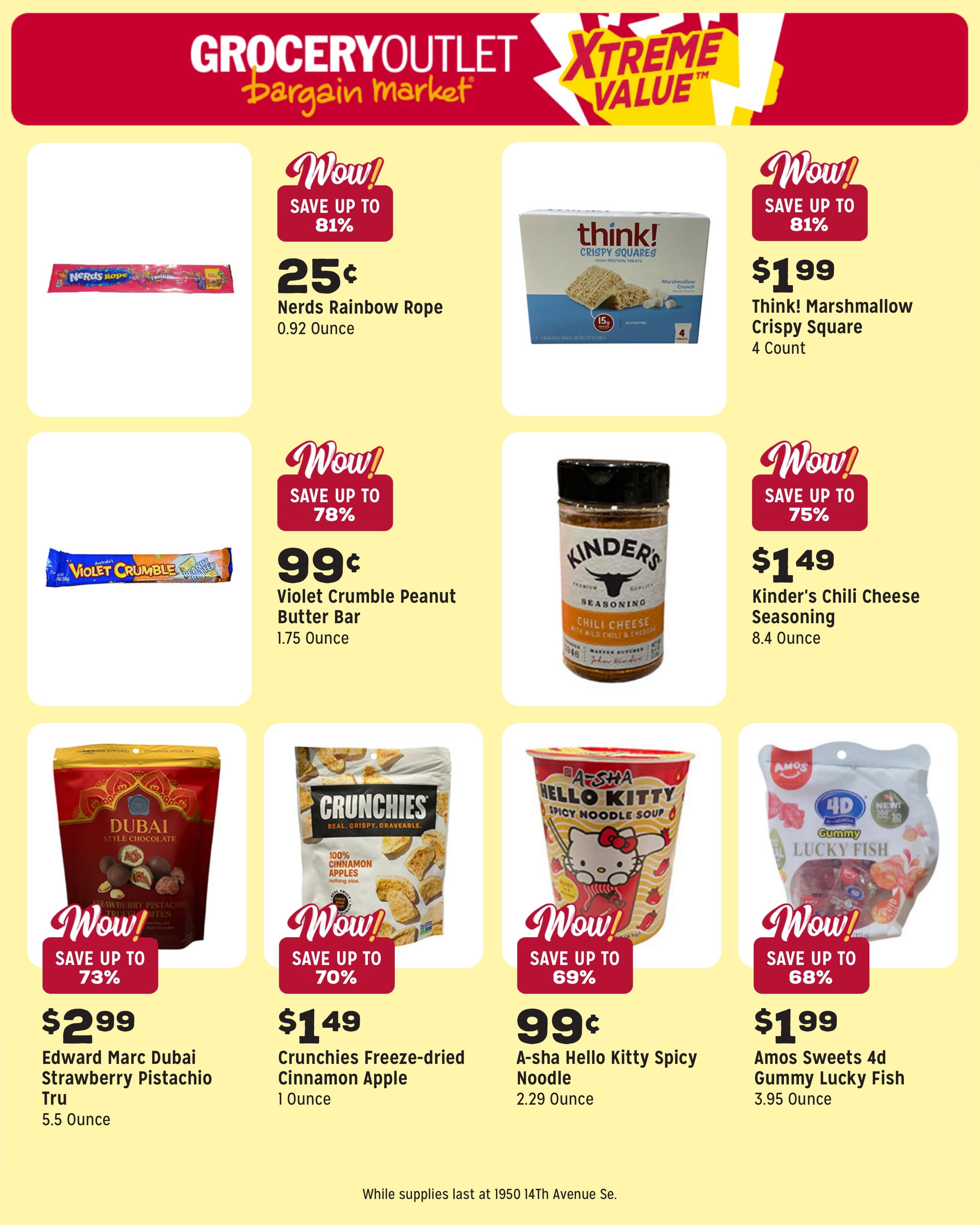 Grocery Outlet (Jefferson Area, OR) Weekly Ad August 12 - 18, 2026