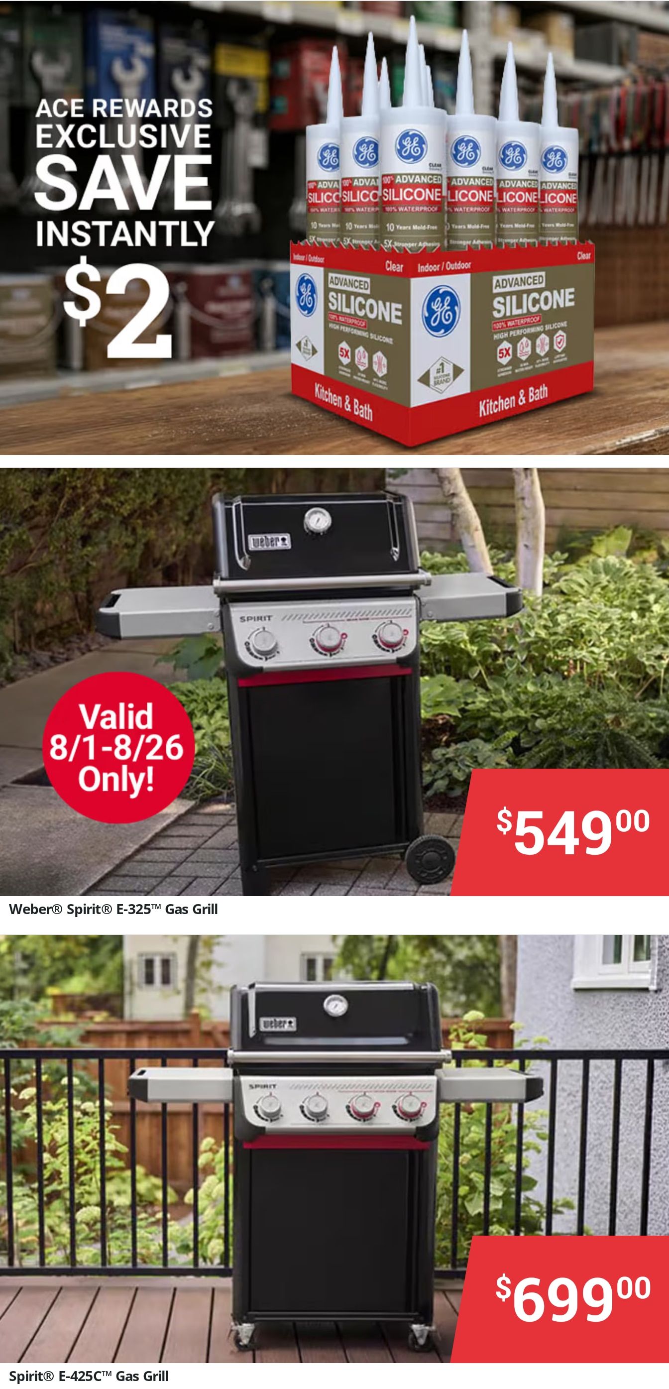 Potter's Ace Home Center (Livingston and Oneida, TN) Weekly Ad August 1 - 31, 2026