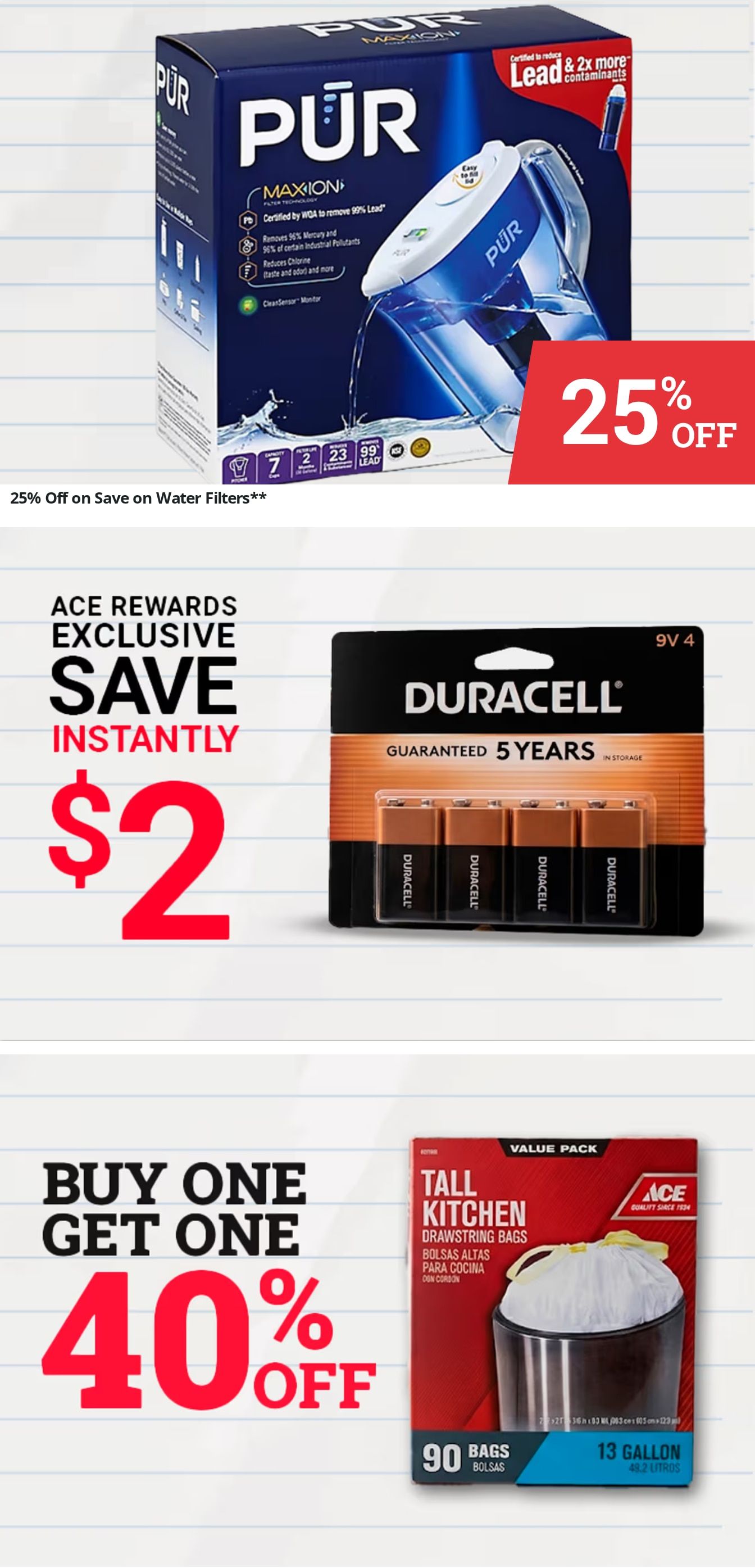 Potter's Ace Home Center (Livingston and Oneida, TN) Weekly Ad August 1 - 31, 2026