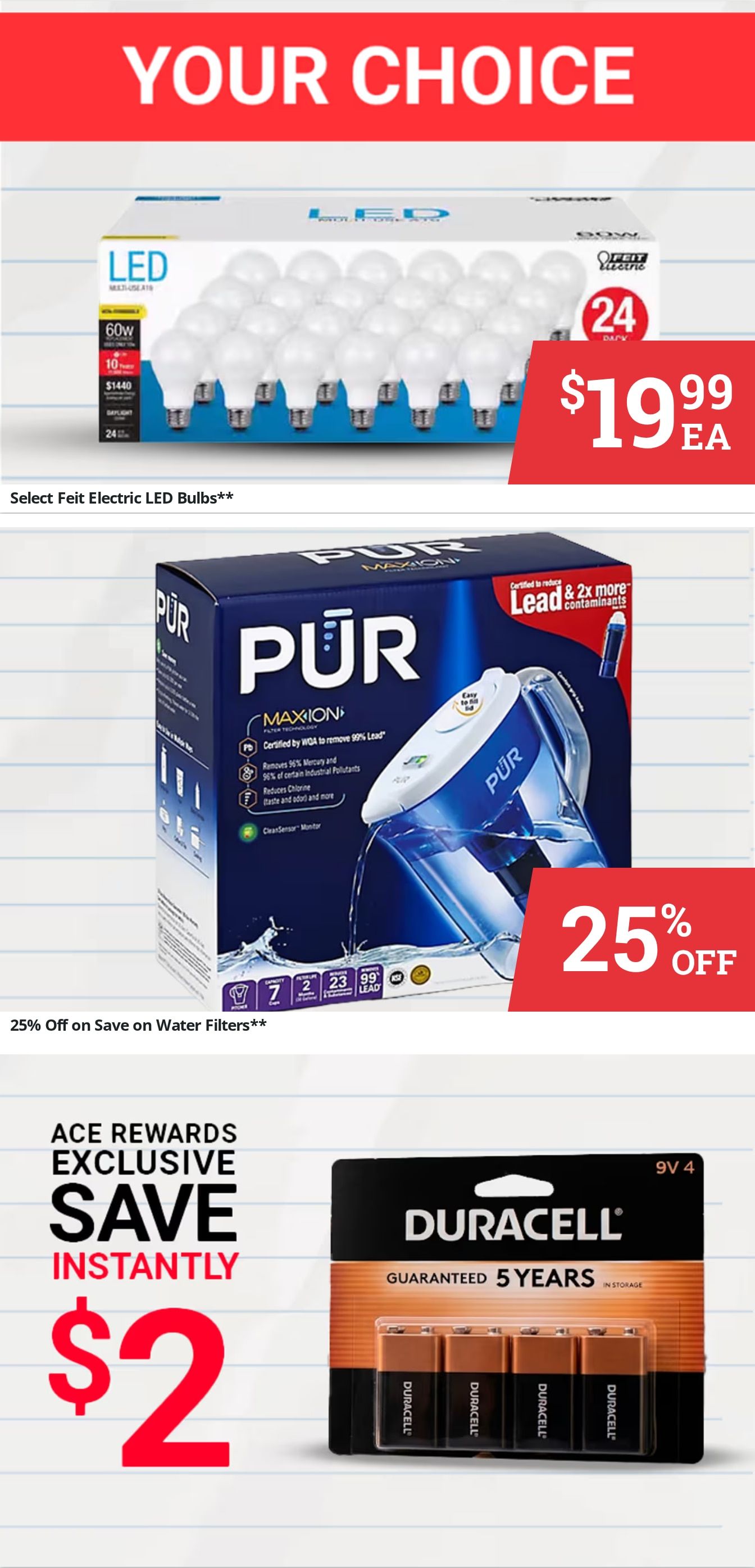 Potter's Ace Home Center (Monterey and Woodbury, TN) Weekly Ad August 1 - 31, 2026