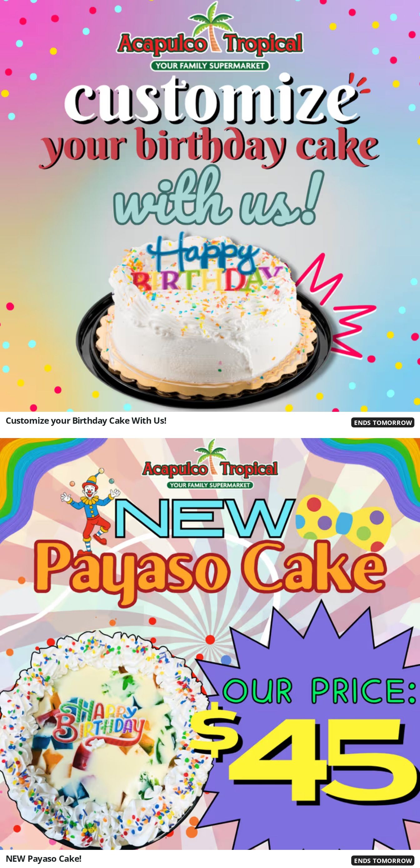 Acapulco Tropical y Mas Weekly Ad July 23 - August 19, 2026
