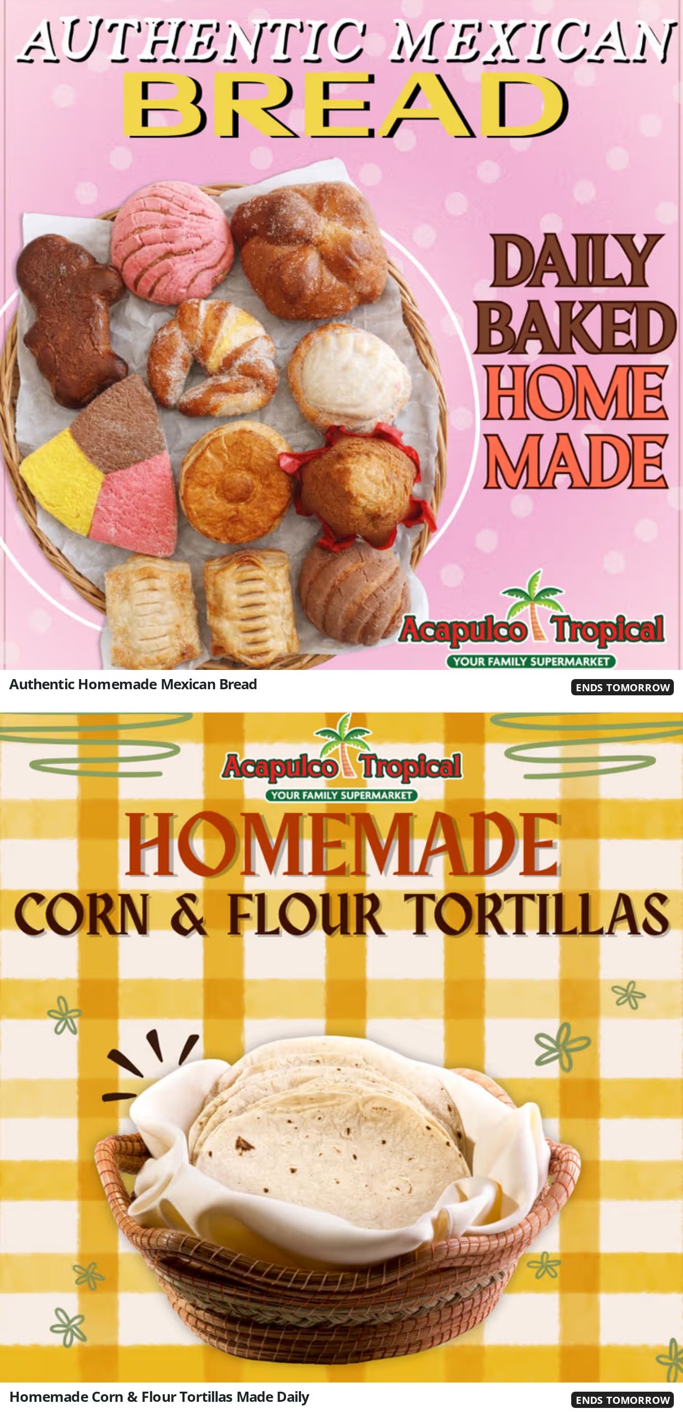 Acapulco Tropical y Mas Weekly Ad July 23 - August 19, 2026
