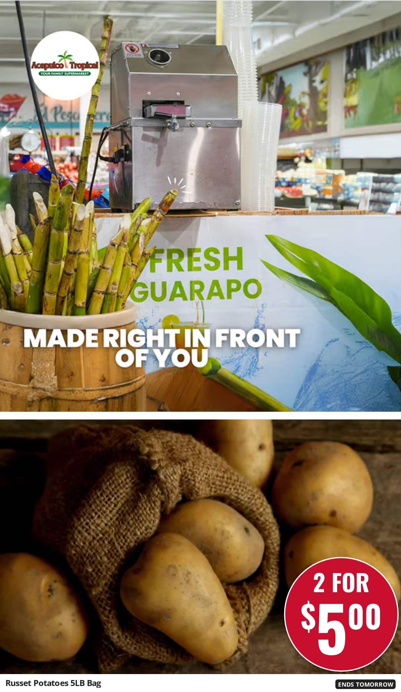 Acapulco Tropical y Mas Weekly Ad July 23 - August 19, 2026