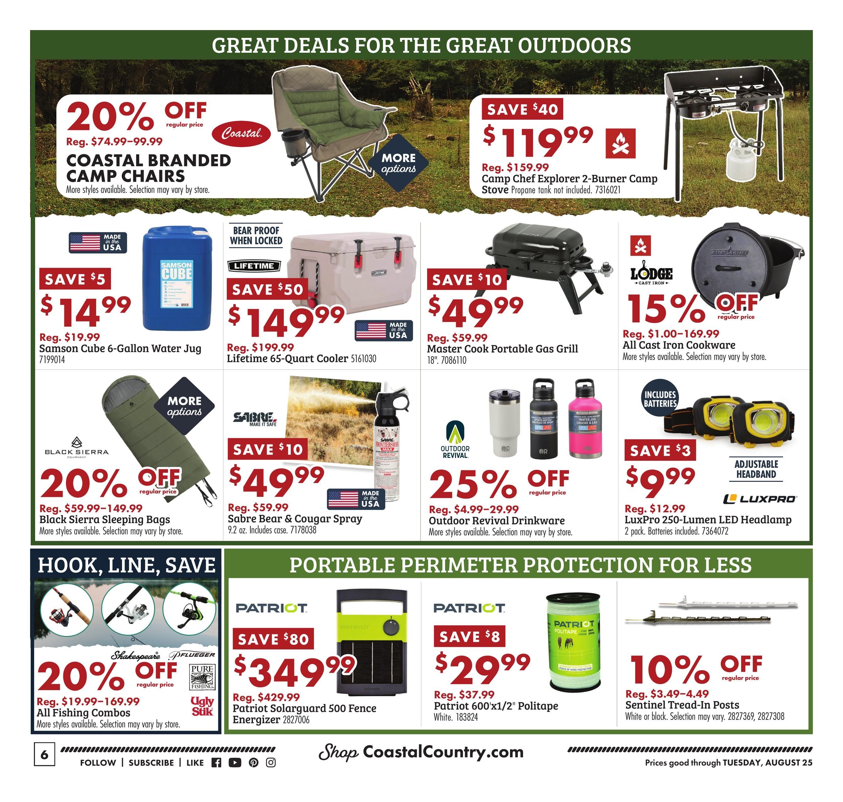 Coastal Farm (CA, OR, WA) Summer Harvest Savings Weekly Ad August 5 - 18, 2026