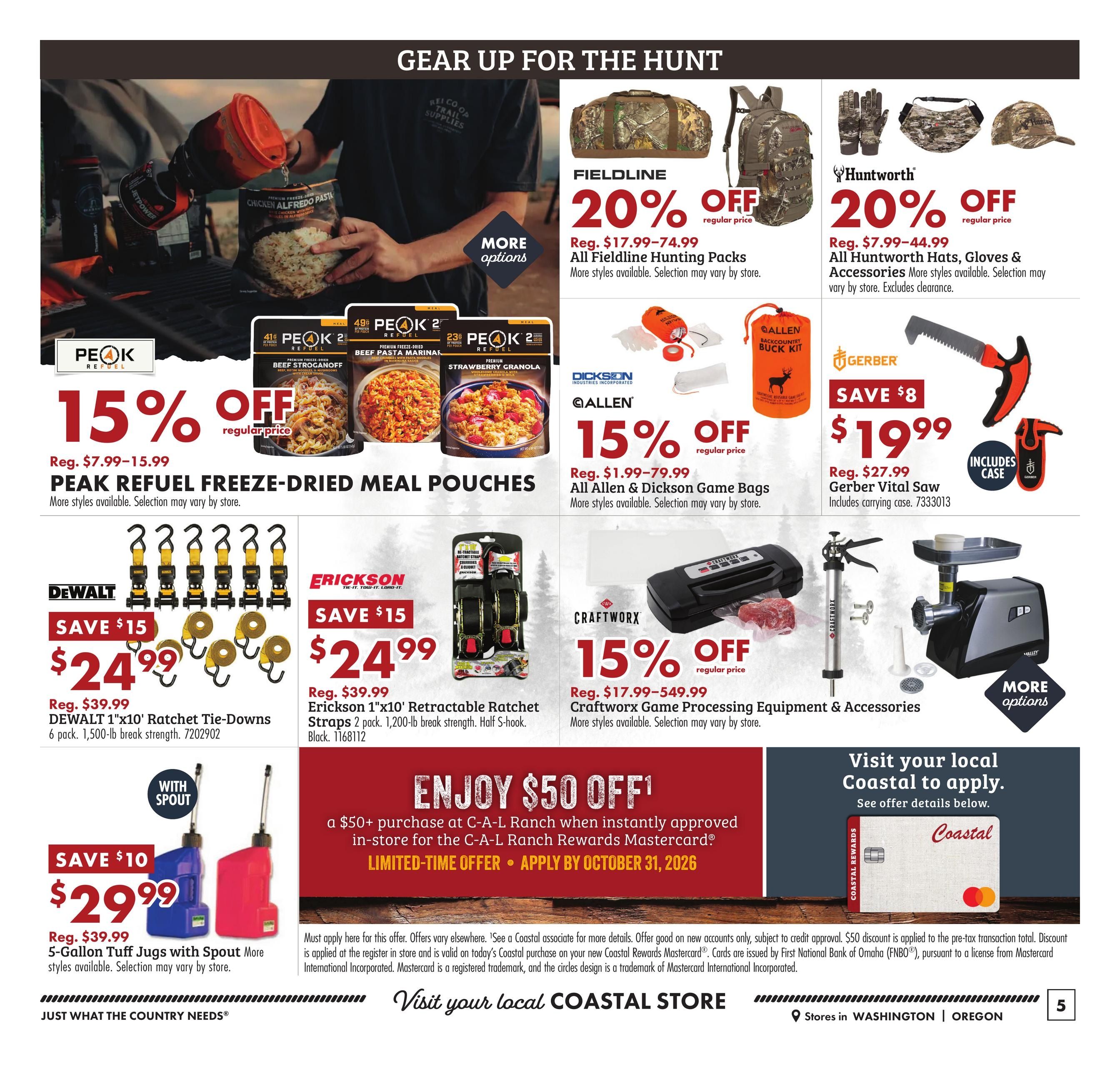 Coastal Farm (OR, WA) Summer Harvest Savings Weekly Ad August 5 - 18, 2026