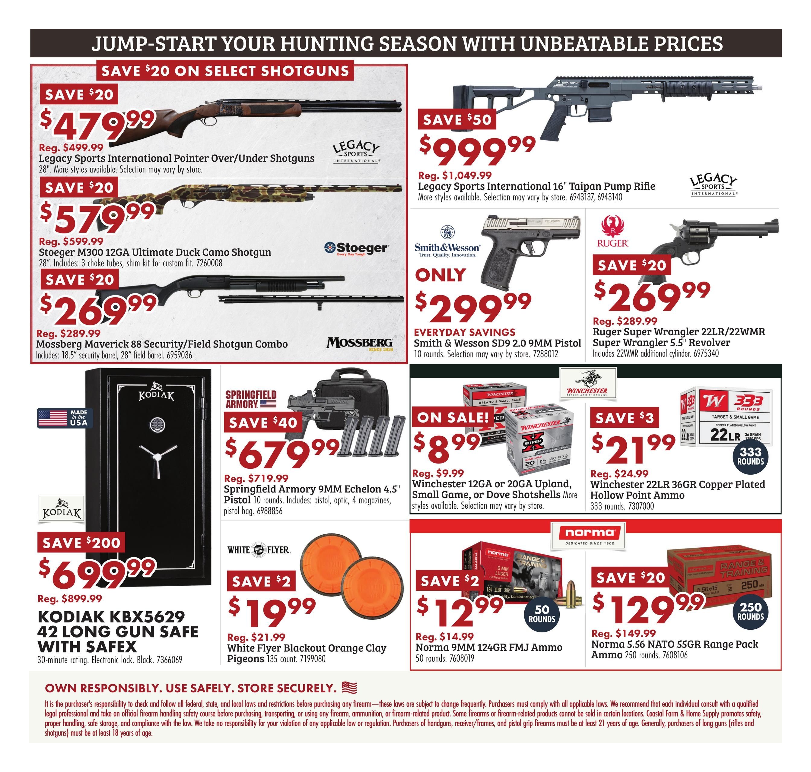 Coastal Farm (OR, WA) Summer Harvest Savings Weekly Ad August 5 - 18, 2026