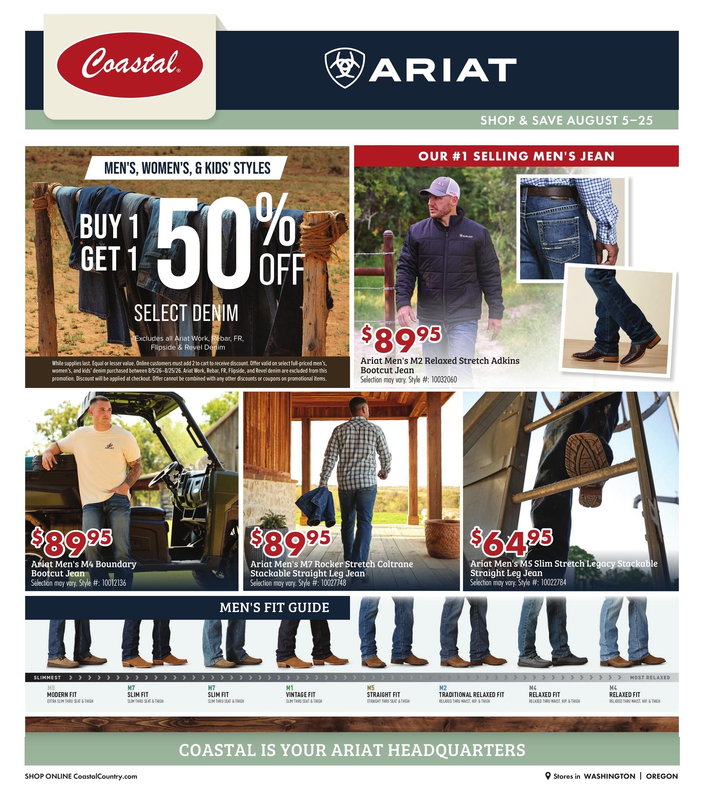 Coastal Farm (OR, WA) Summer Harvest Savings Weekly Ad August 5 - 18, 2026