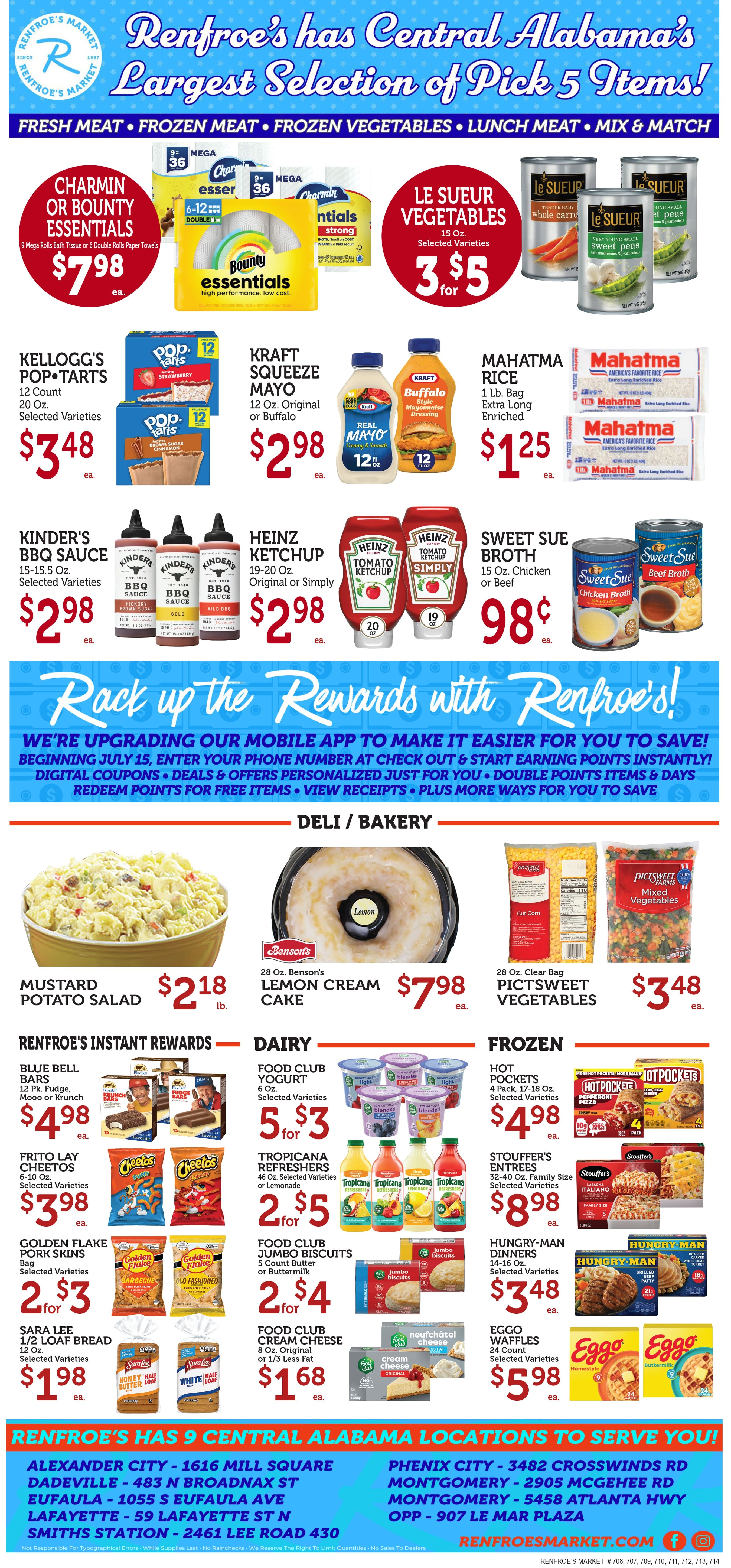 Renfroe's Market Weekly Ad August 19 - 25, 2026