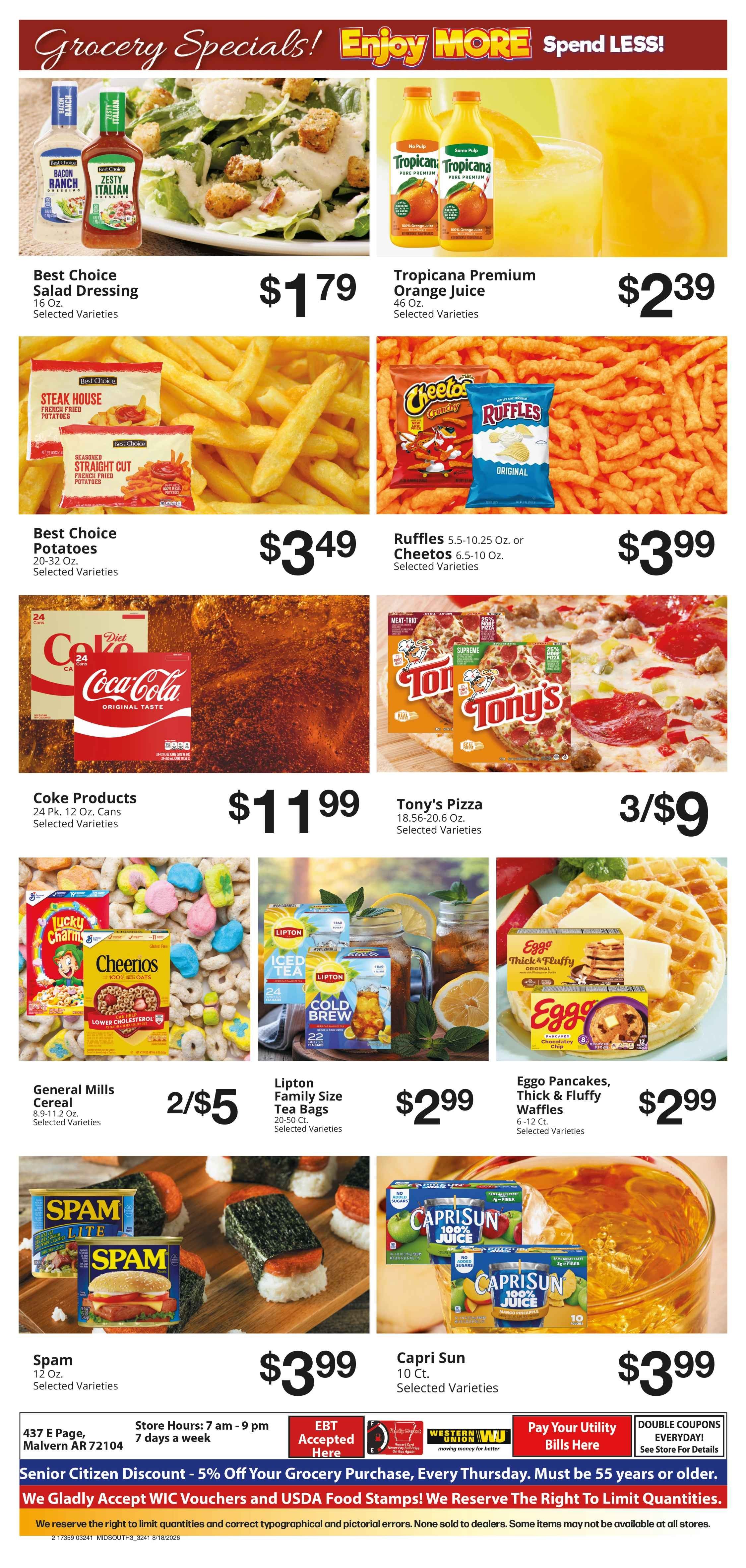 Family Market (Malvern, AR) Weekly Ad August 19 - 25, 2026