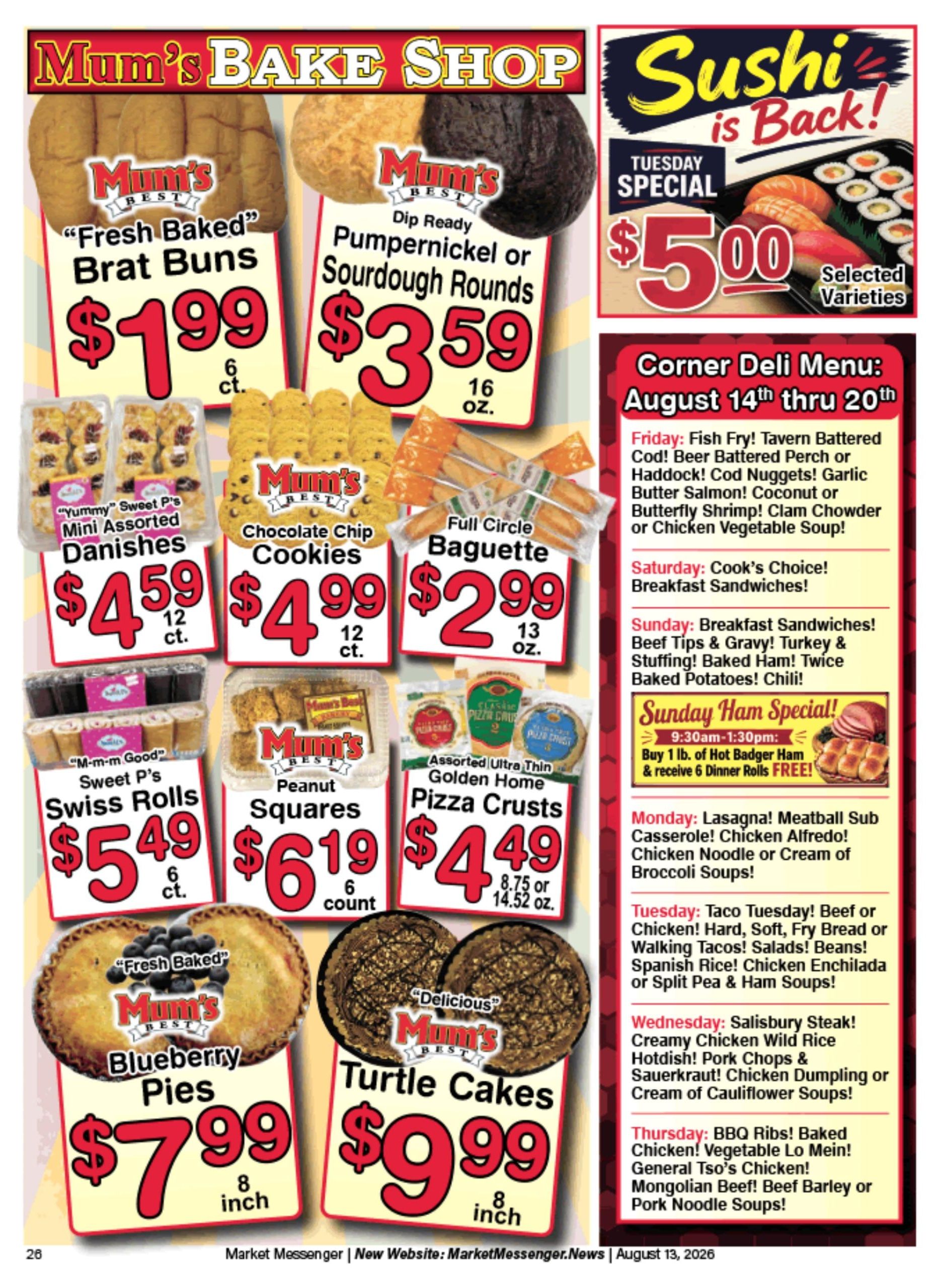 Charlie's County Market (Seymour–Sobieski Area, WI) Weekly Ad August 14 - 20, 2026