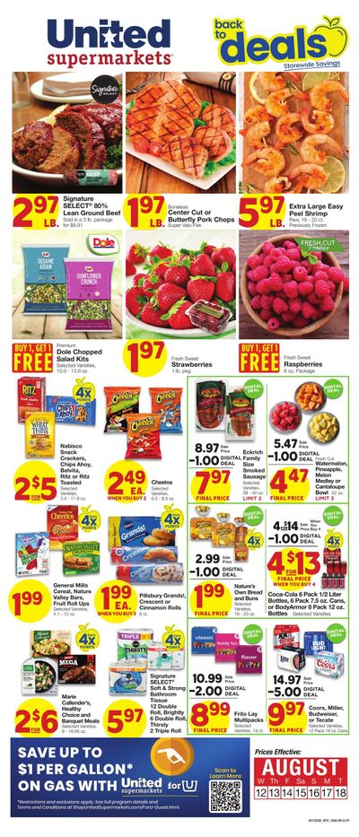 United Supermarkets (Albany Area, TX) Weekly Ad August 12 - 18, 2026