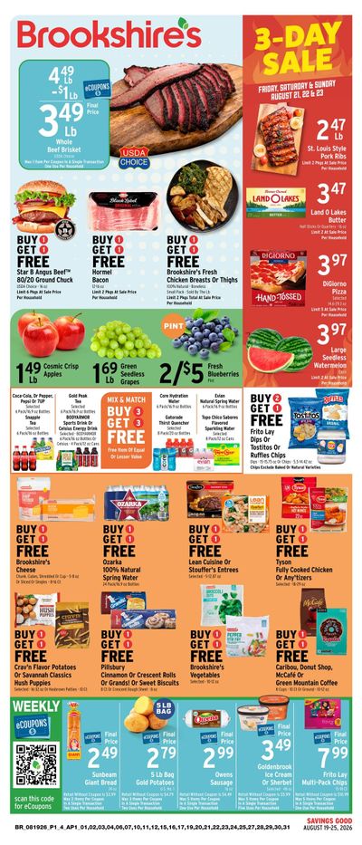 Brookshire's (Albany Area, TX) Weekly Ad August 19 - 25, 2026