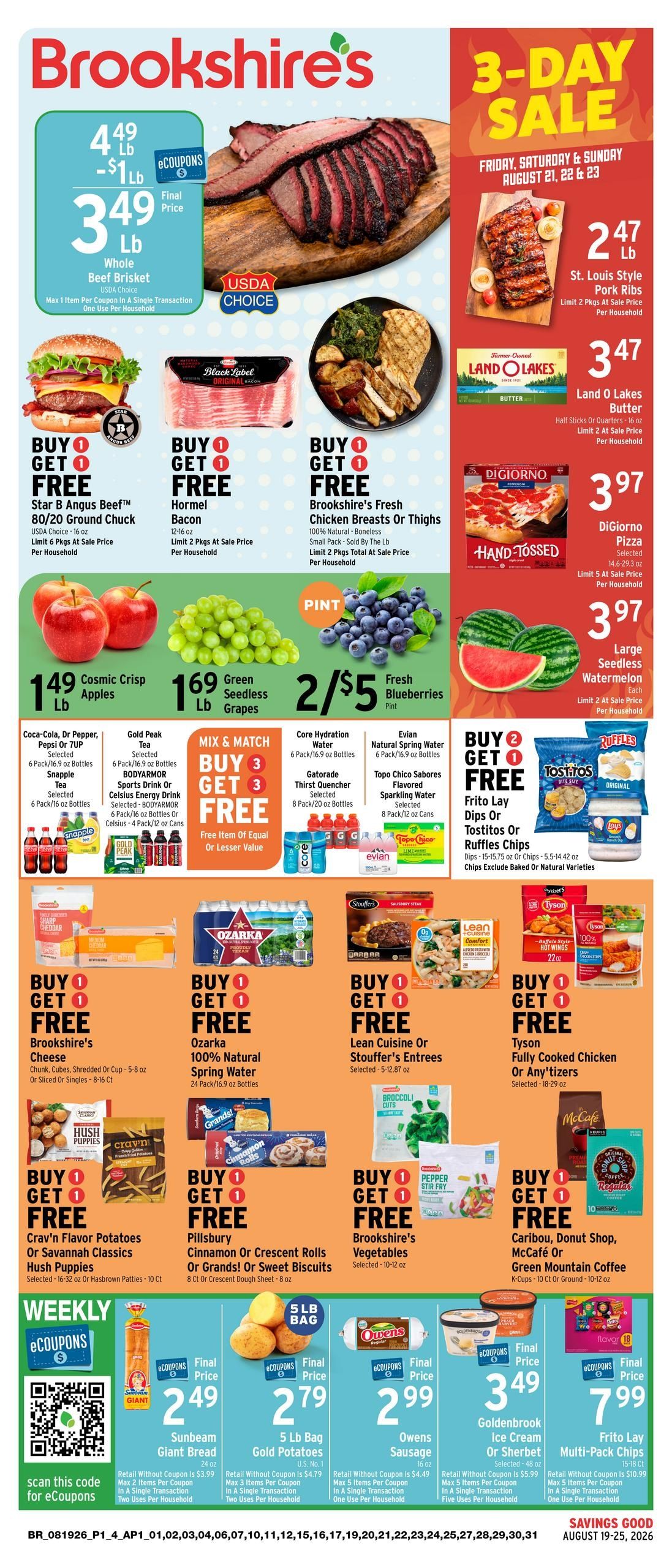 Brookshire's (Albany Area, TX) Weekly Ad August 19 - 25, 2026