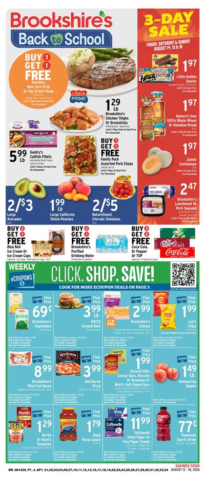 Brookshire's (Albany Area, TX) Weekly Ad August 12 - 18, 2026