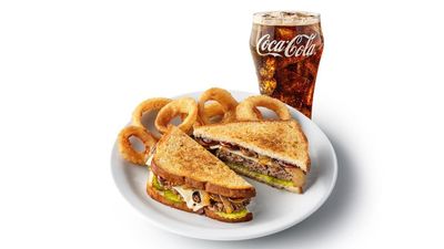 Denny's: New! Mushroom Swiss Melt Combo