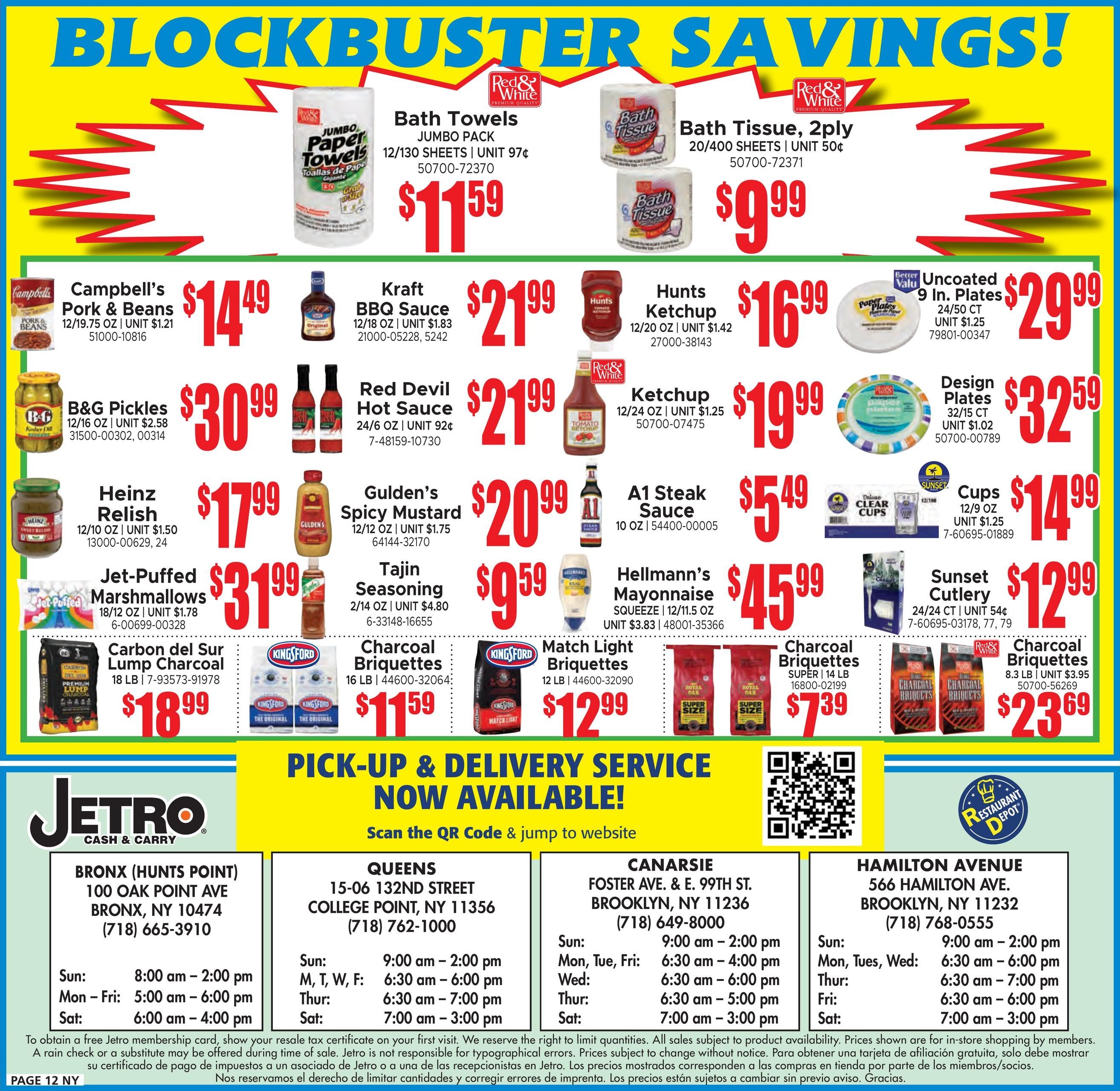 Jetro (Yonkers–New York Area, NJ–NY) Weekly Ad August 19 - September 3, 2026
