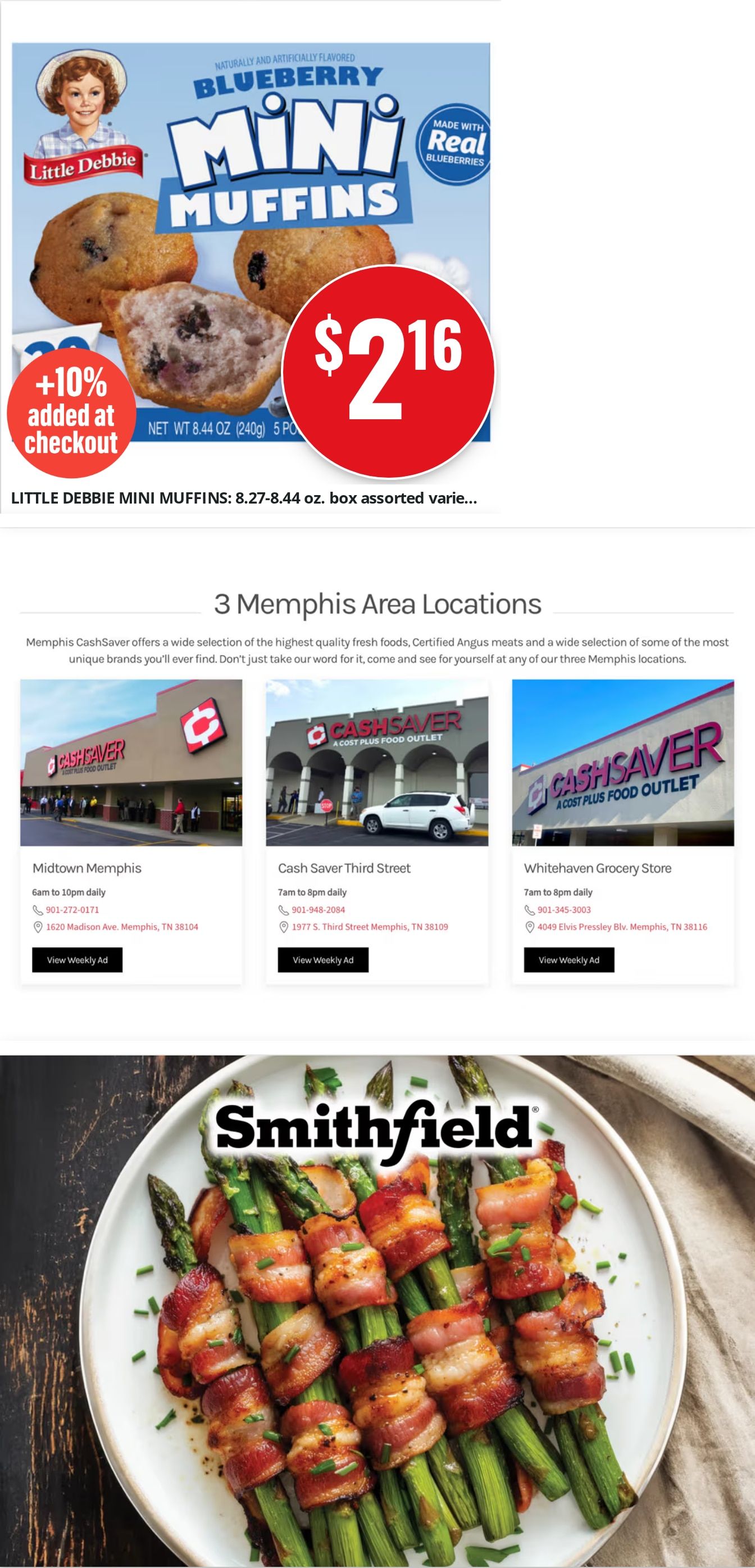 Memphis Cash Saver Weekly Ad August 12 - 25, 2026
