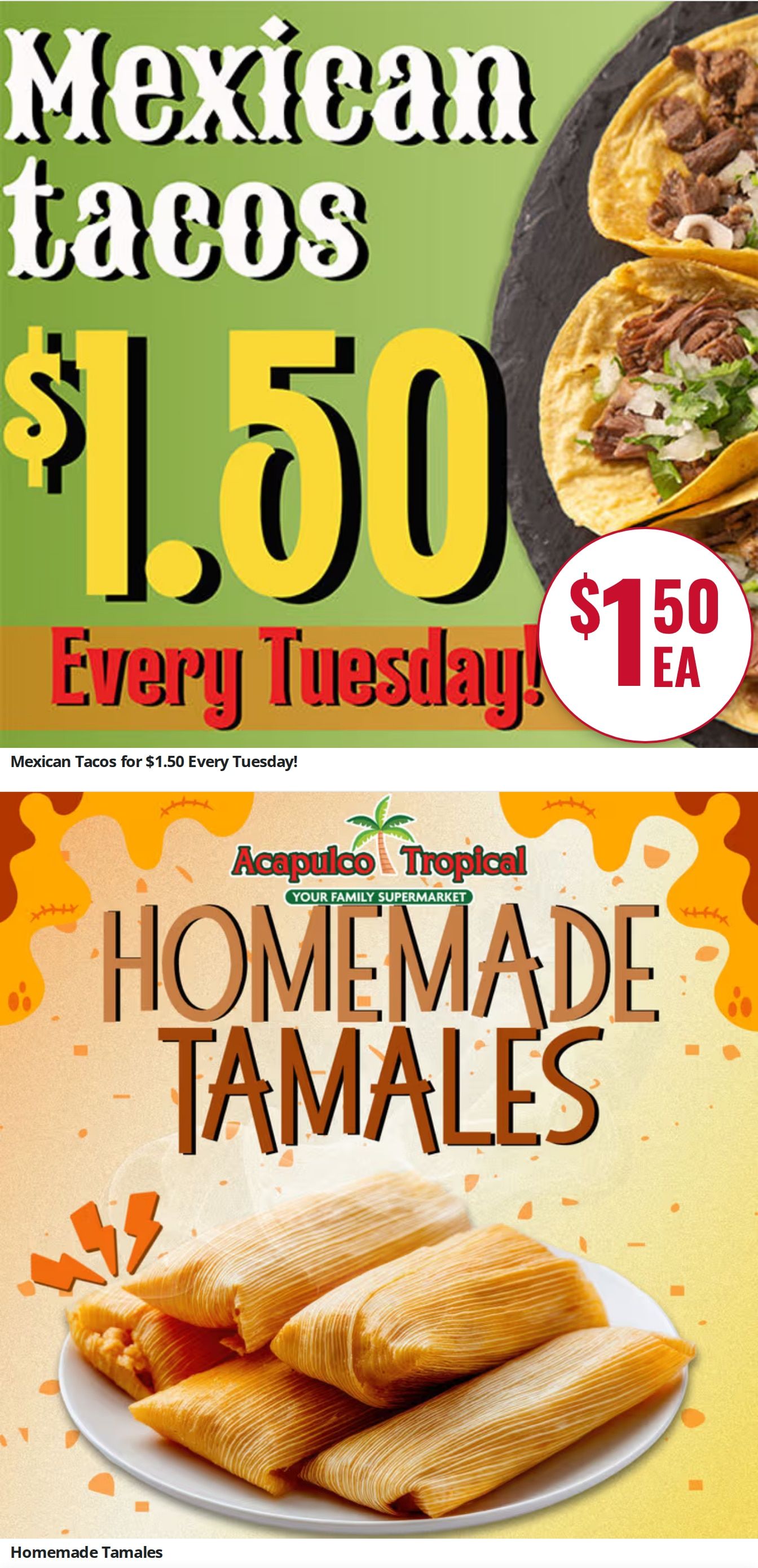 Acapulco Tropical y Mas Weekly Ad August 20 - 26, 2026