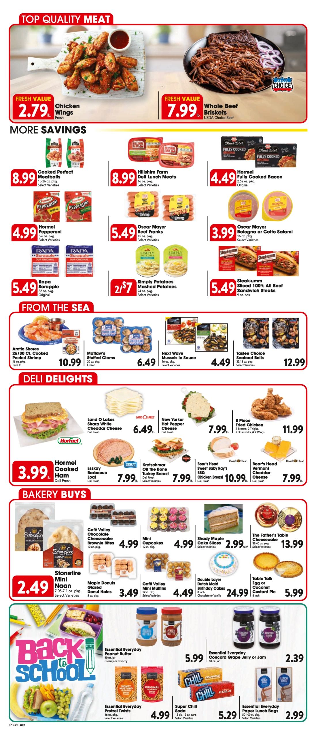 Trout's Jubilee Foods Weekly Ad August 19 - 25, 2026