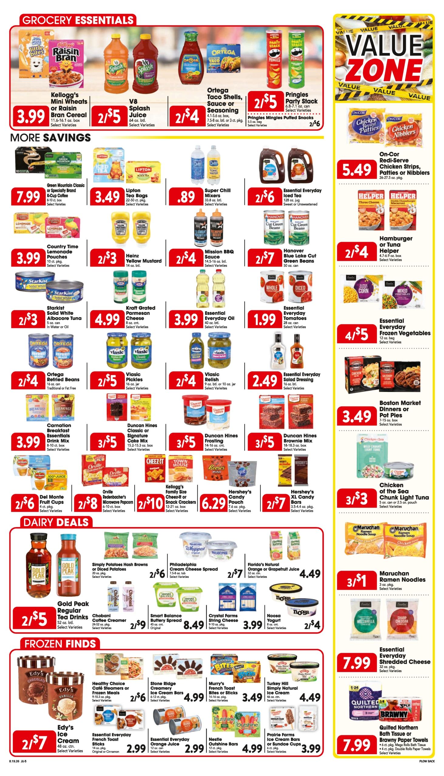 Trout's Jubilee Foods Weekly Ad August 19 - 25, 2026