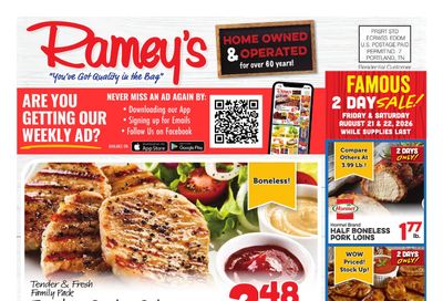 Ramey's Marketplace Weekly Ad August 19 - 25, 2026