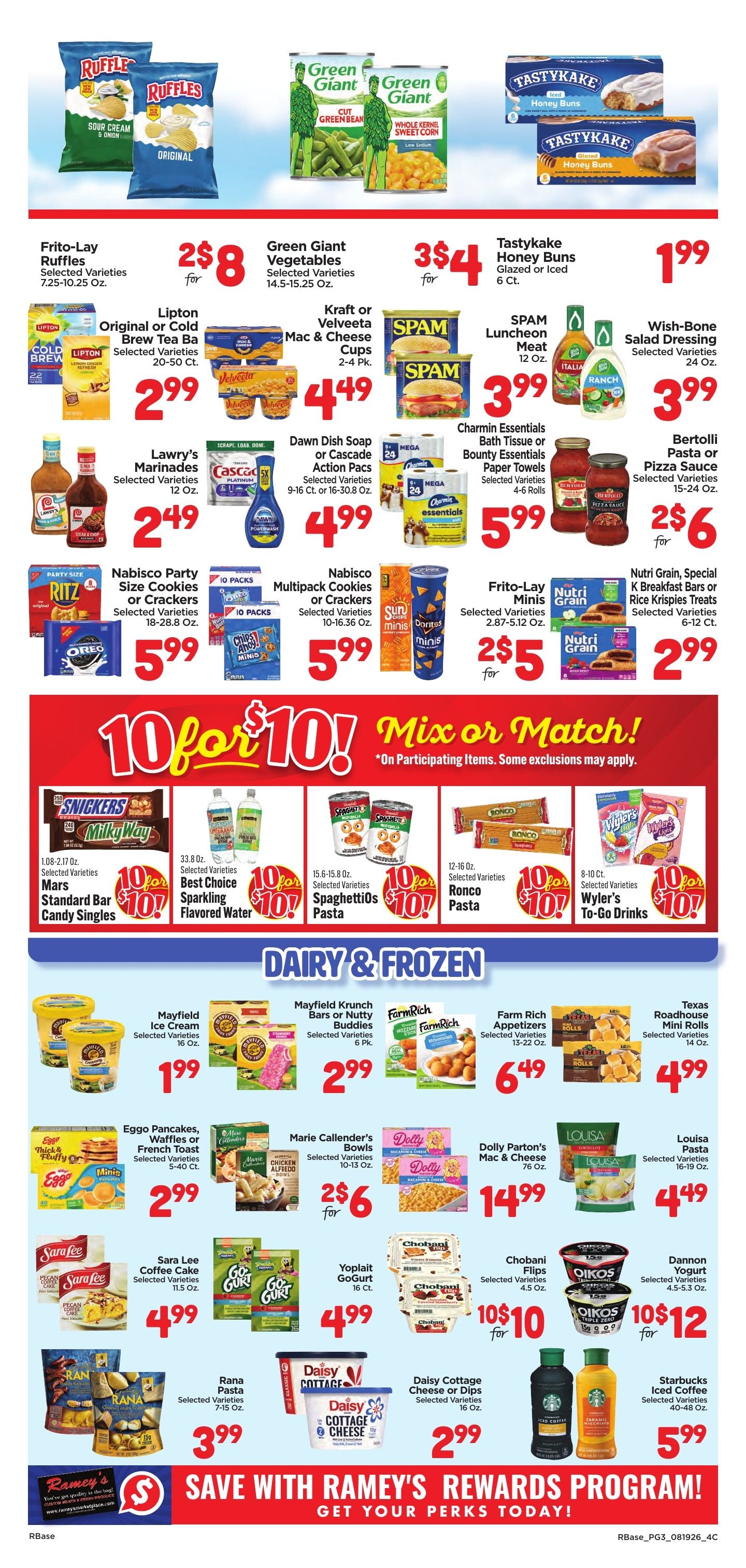 Ramey's Marketplace Weekly Ad August 19 - 25, 2026