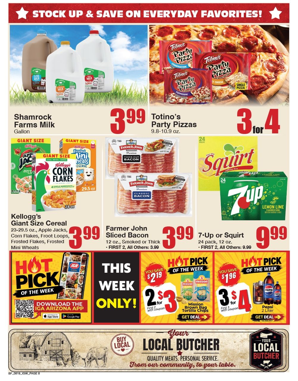 Butcher & Farmer Market Weekly Ad August 19 - 25, 2026