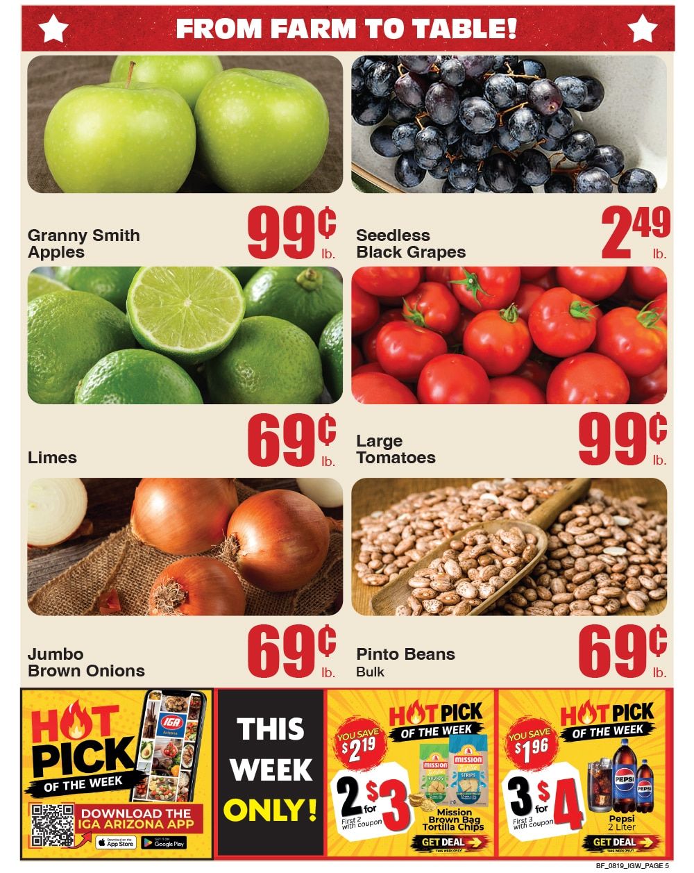 Butcher & Farmer Market Weekly Ad August 19 - 25, 2026