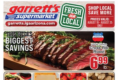Garrett's IGA Weekly Ad August 19 - 25, 2026