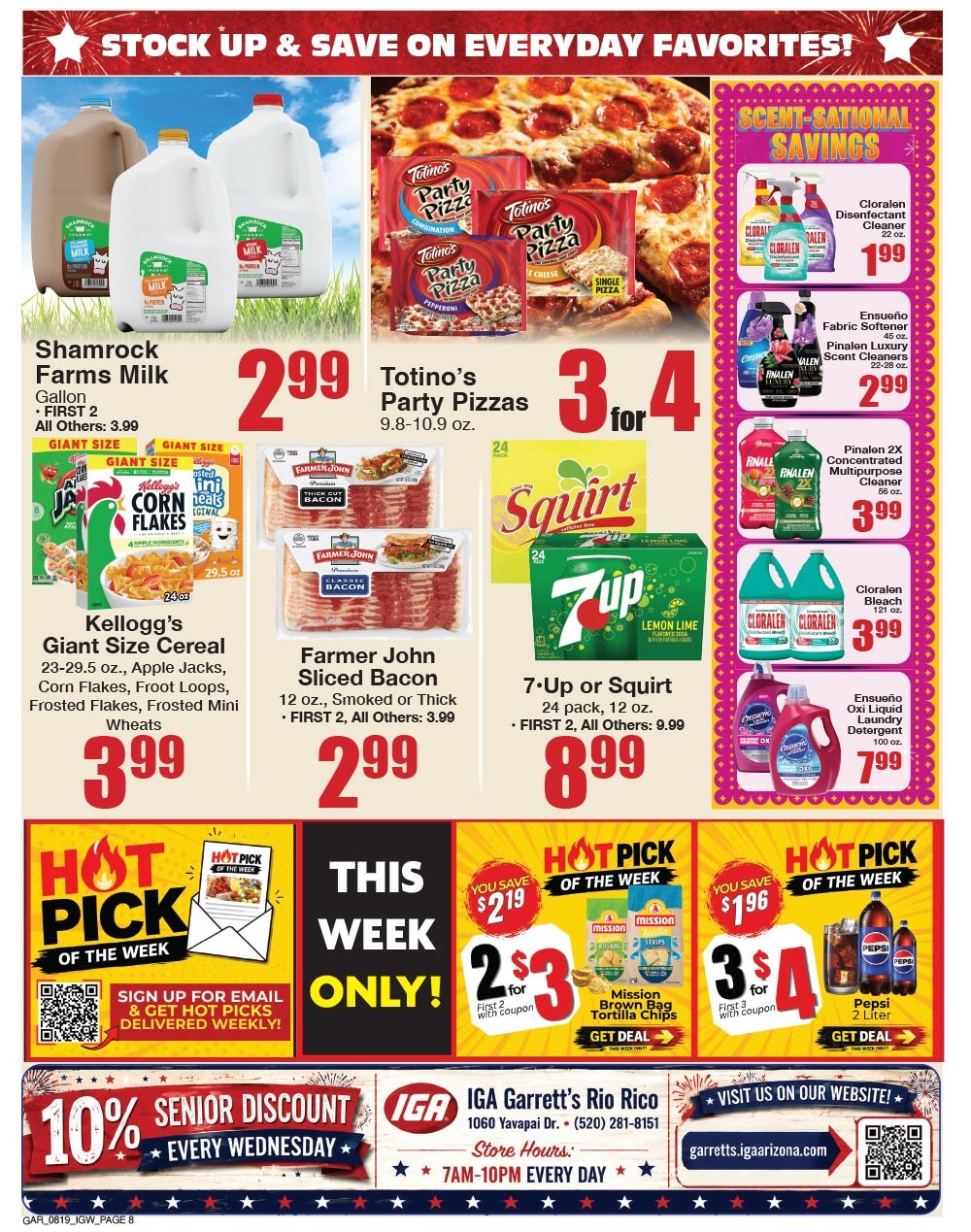Garrett's IGA Weekly Ad August 19 - 25, 2026