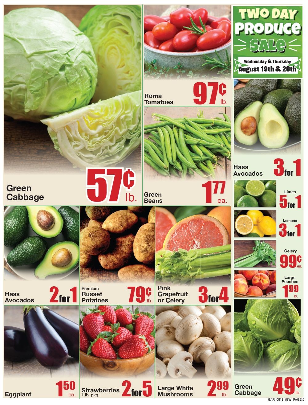 Garrett's IGA Weekly Ad August 19 - 25, 2026