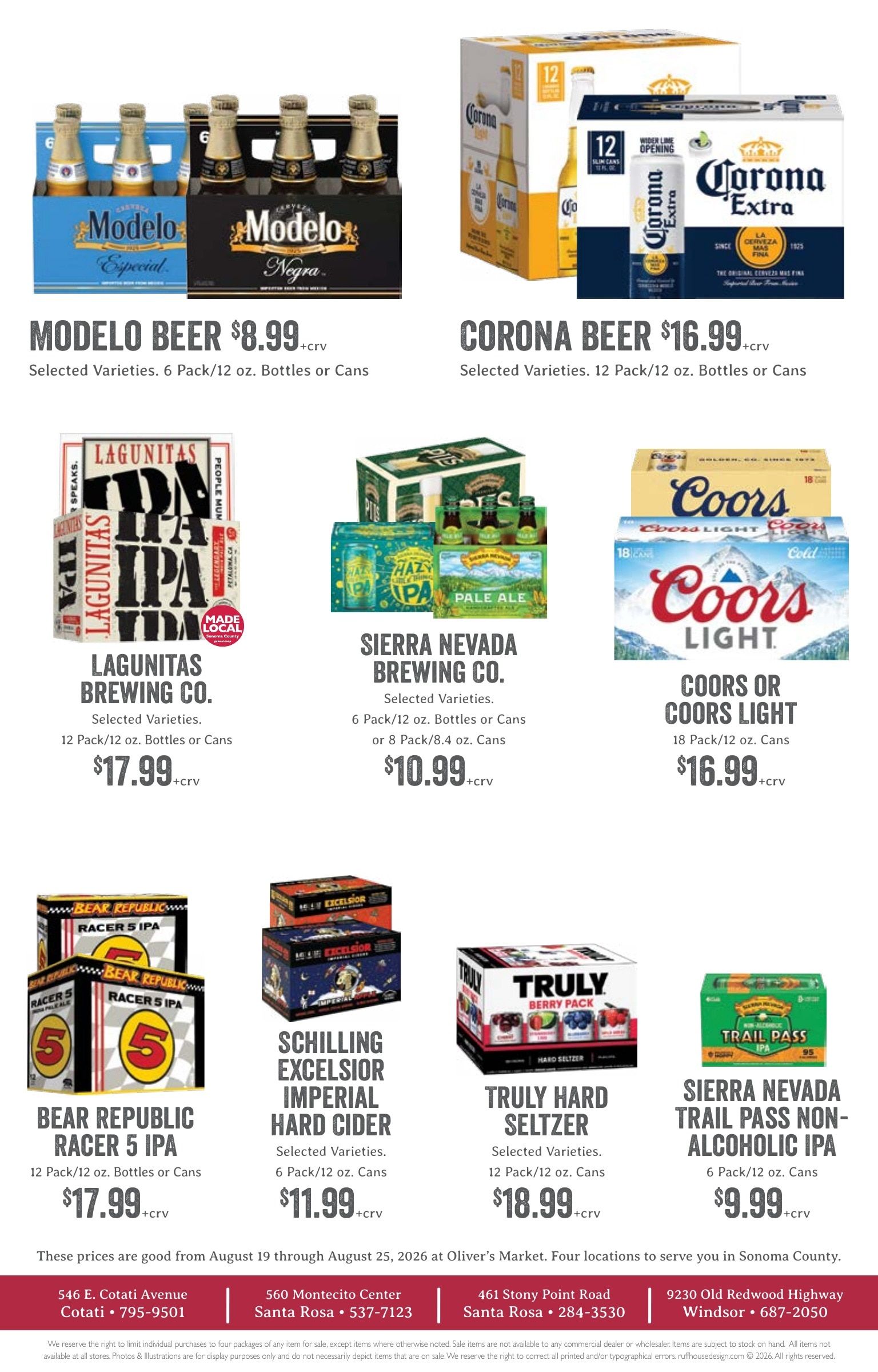 Oliver's Market Weekly Ad August 19 - 25, 2026