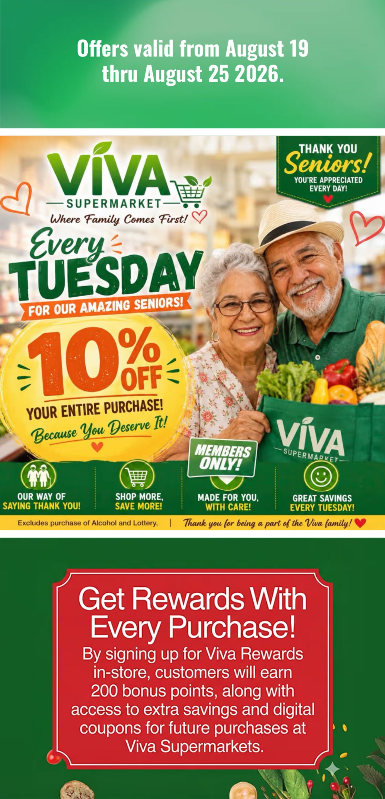 Viva Supermarket Weekly Ad August 19 - 25, 2026