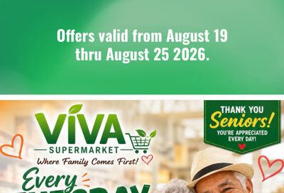 Viva Supermarket Weekly Ad August 19 - 25, 2026