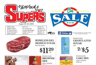 Odell's Super's Weekly Ad August 20 - 26, 2026