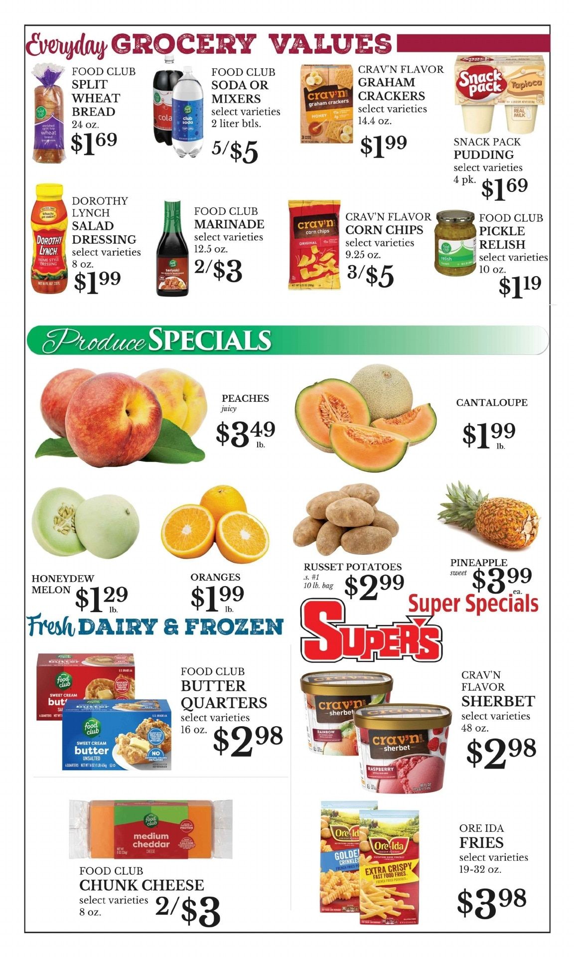 Odell's Super's Weekly Ad August 20 - 26, 2026